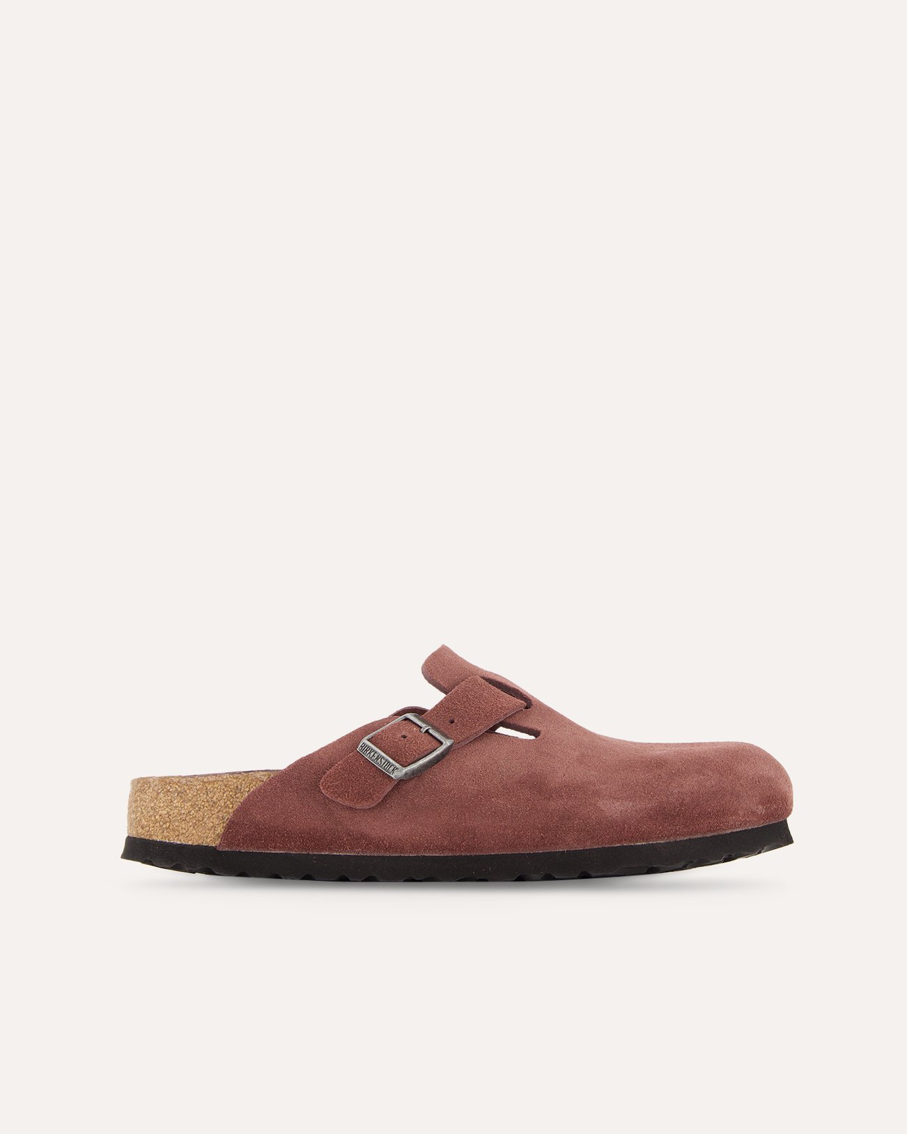 Birkenstock Boston Soft Footbed Suede Leather BRUIN 1