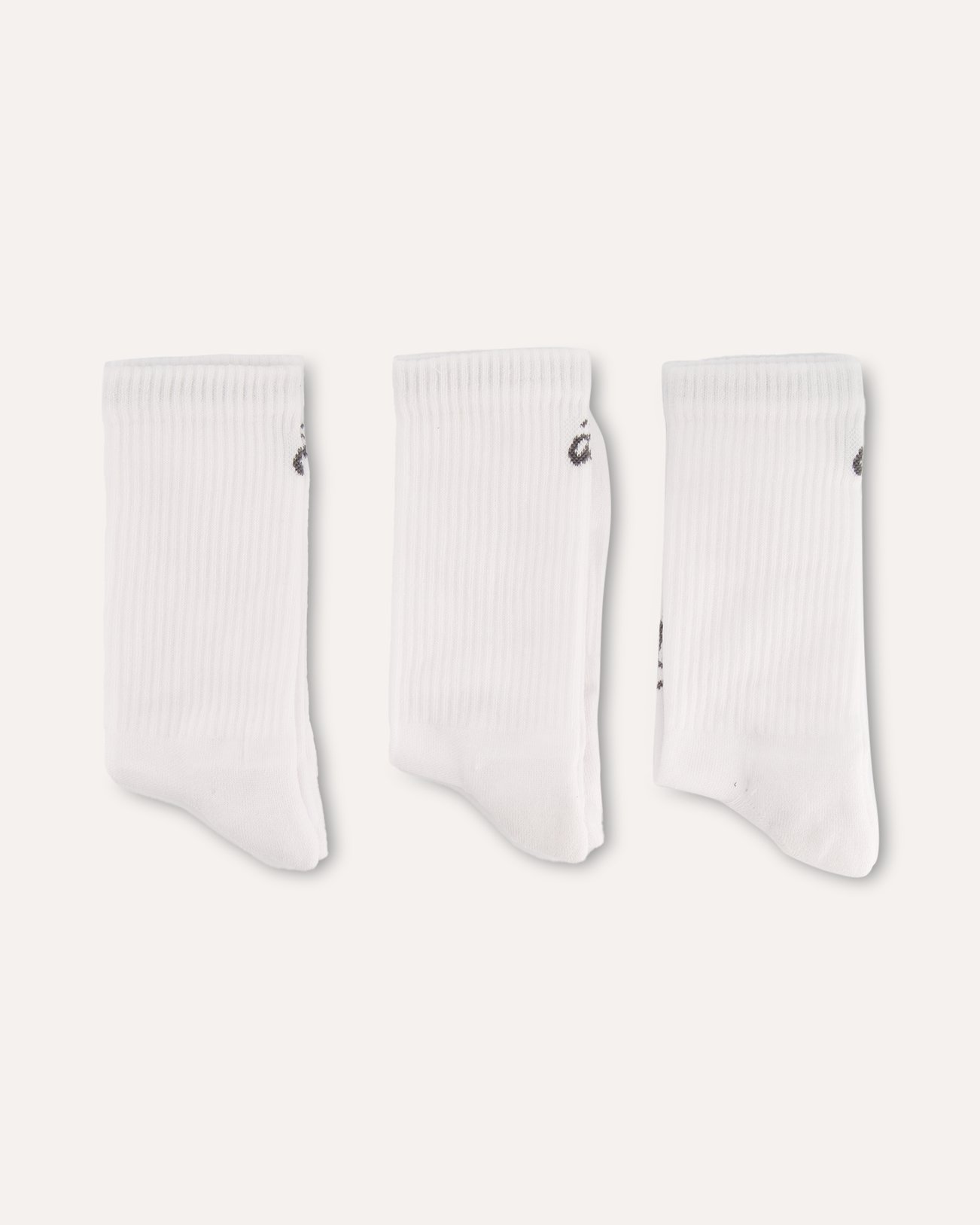 Asics 3 Pack Crew Sock WIT 1