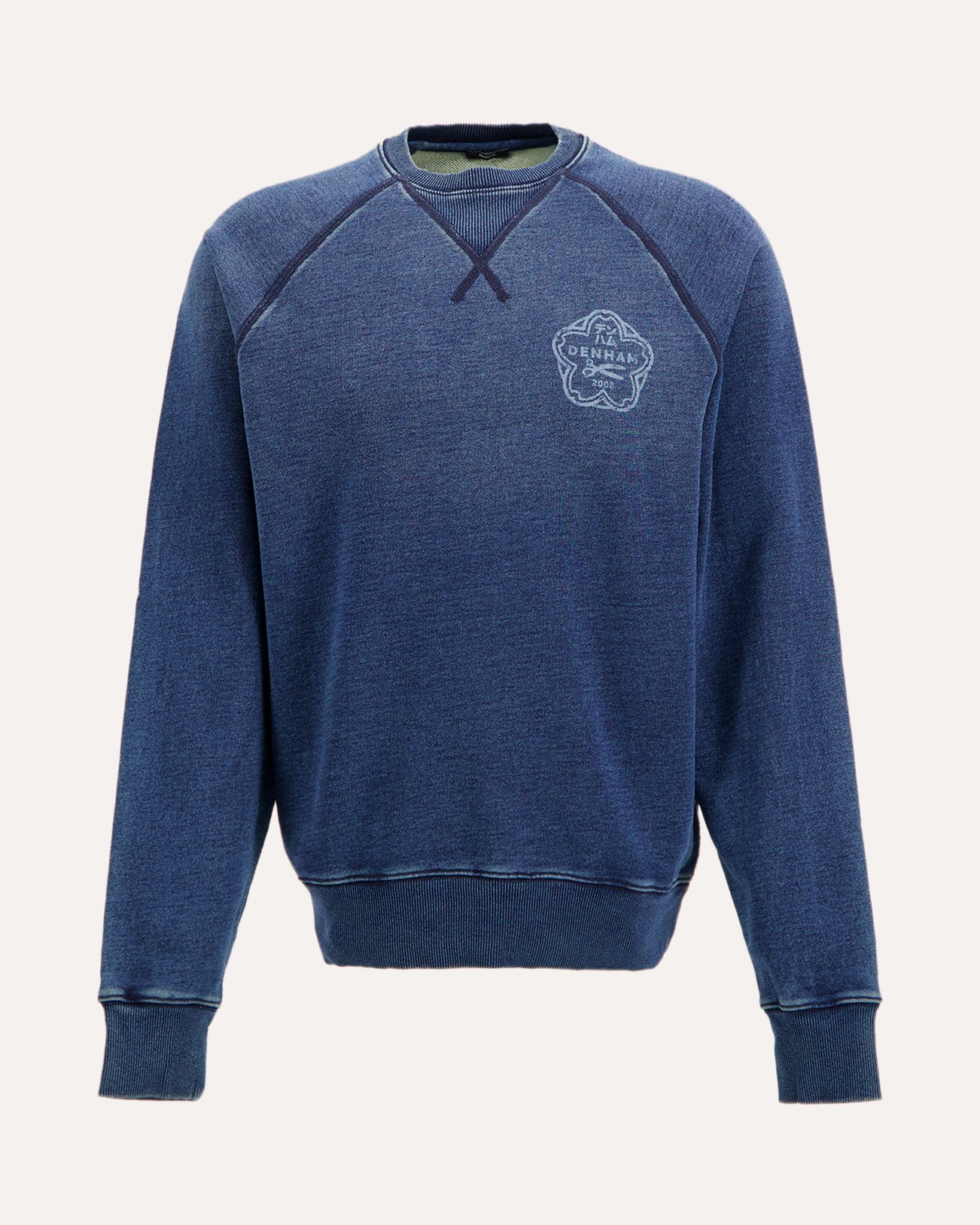 Denham Kaze Ls Tee DONKERBLAUW 1