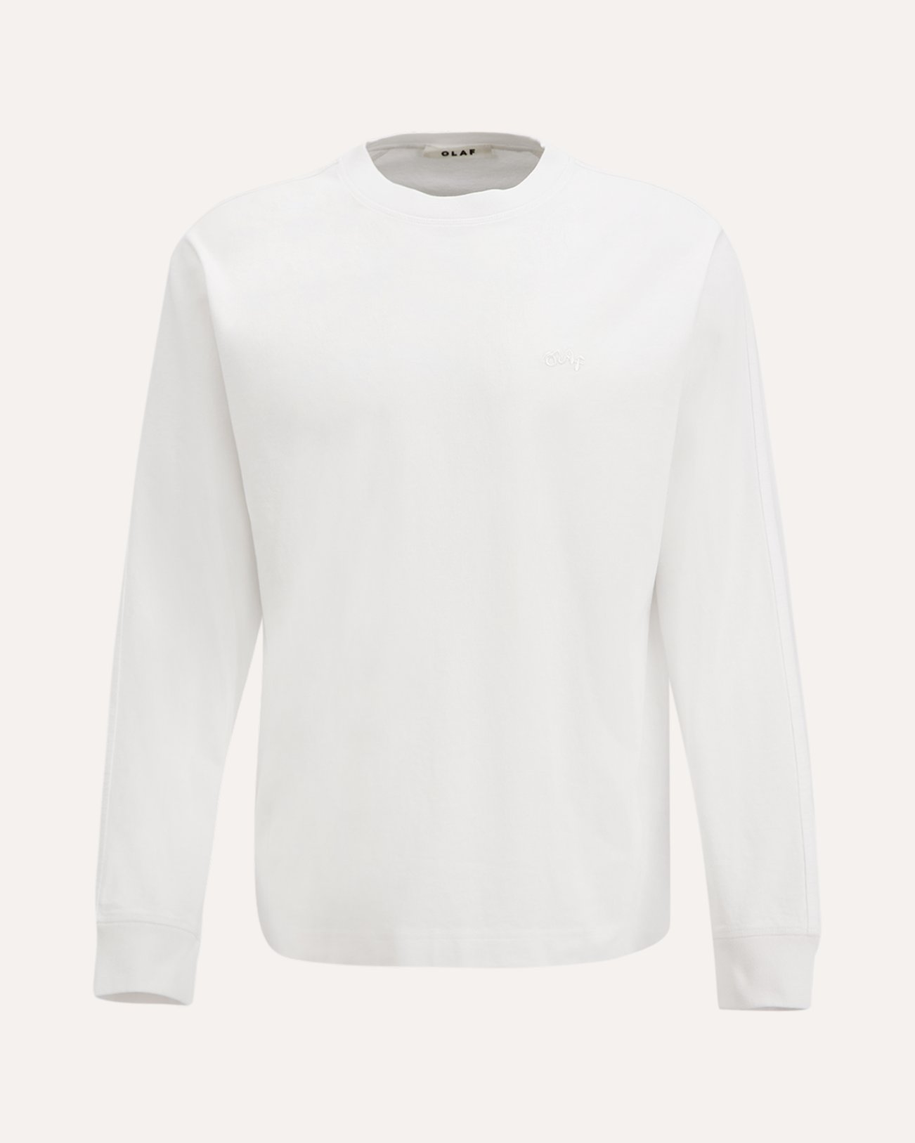 OLAF Signature Ls Tee WIT 1