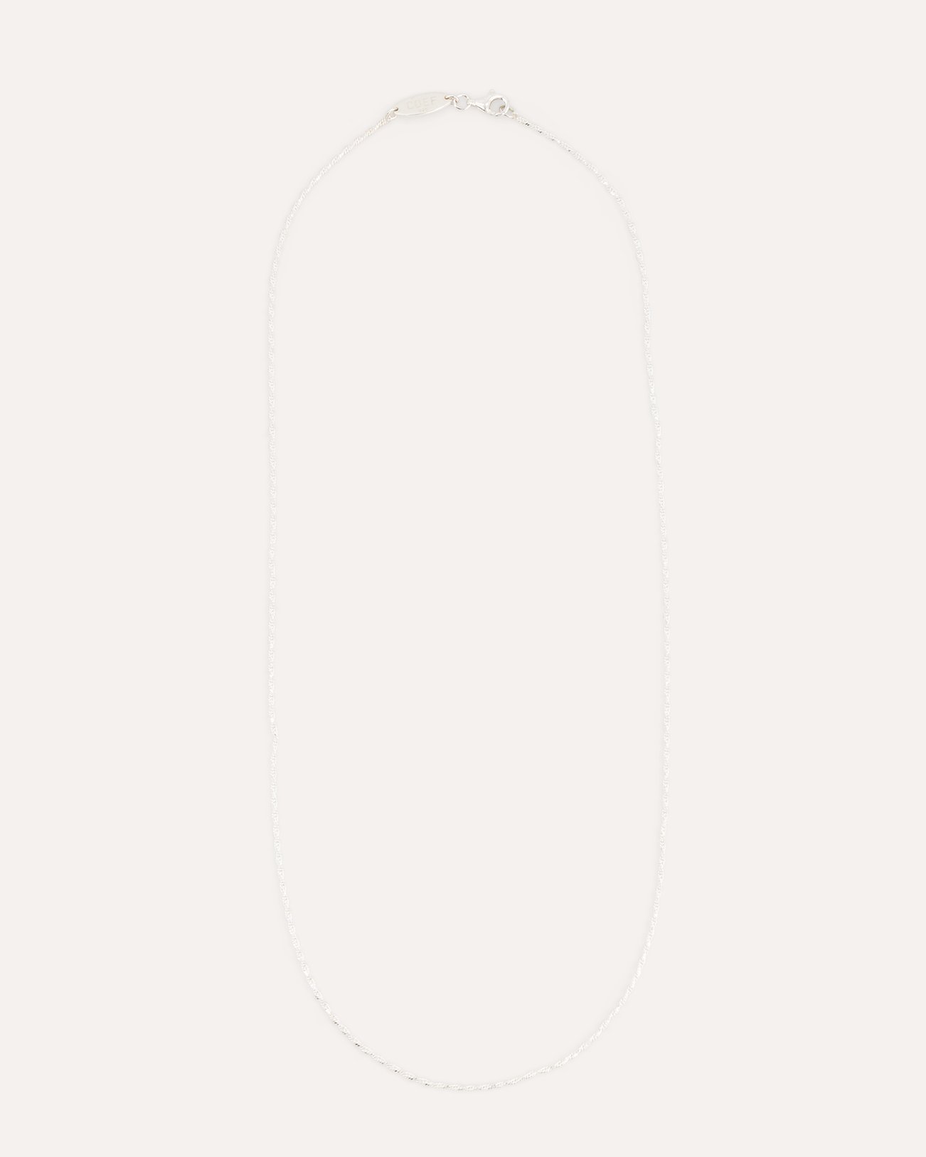Coef Luca Necklace ZILVER 1