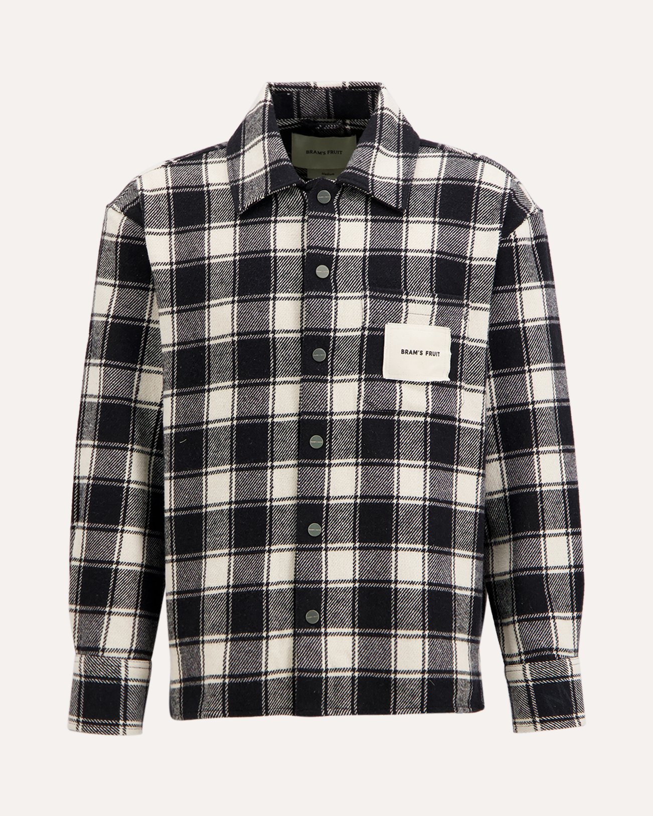 Brams Fruit Flanel Overshirt ZWART 1