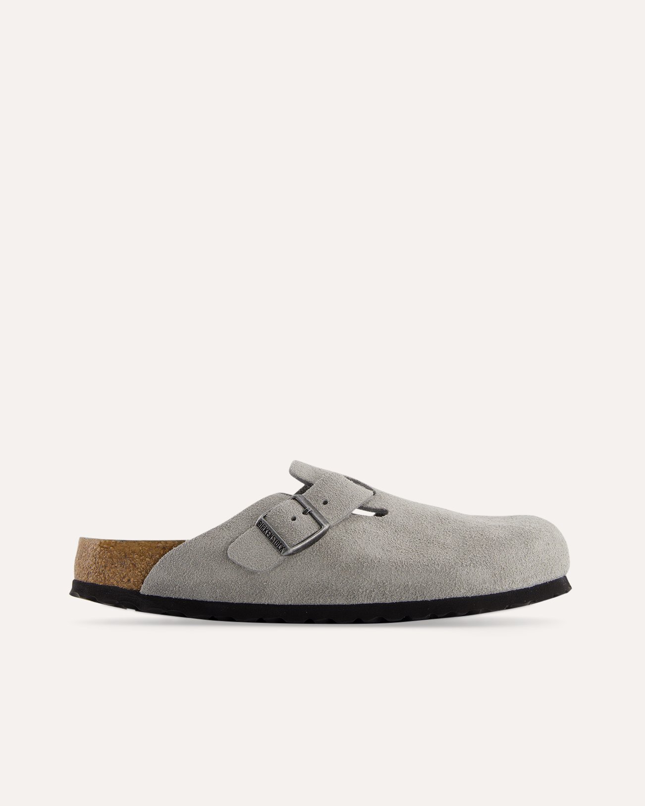 Birkenstock Boston Suede Leather Narrow LICHTBLAUW 1