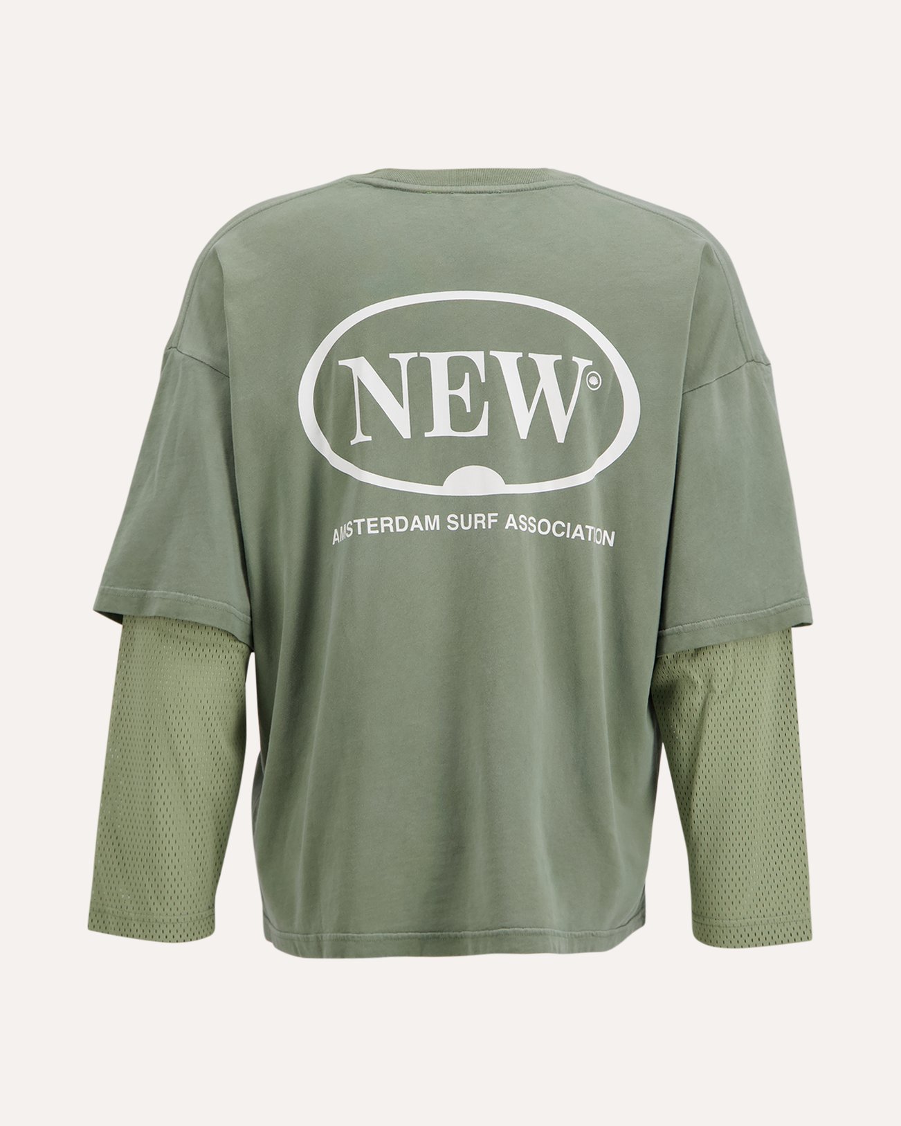 New Amsterdam Surf Association Double Layer Longsleeve GROEN 1