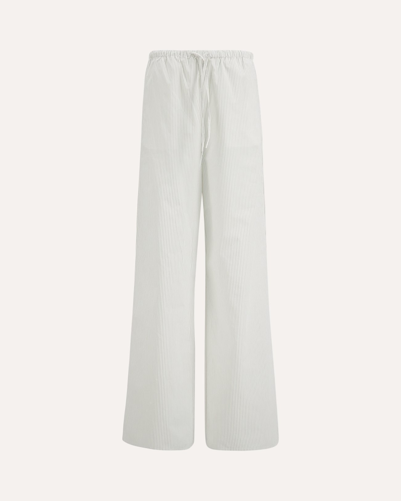 OLAF Stripe Drapey Pants WIT 1