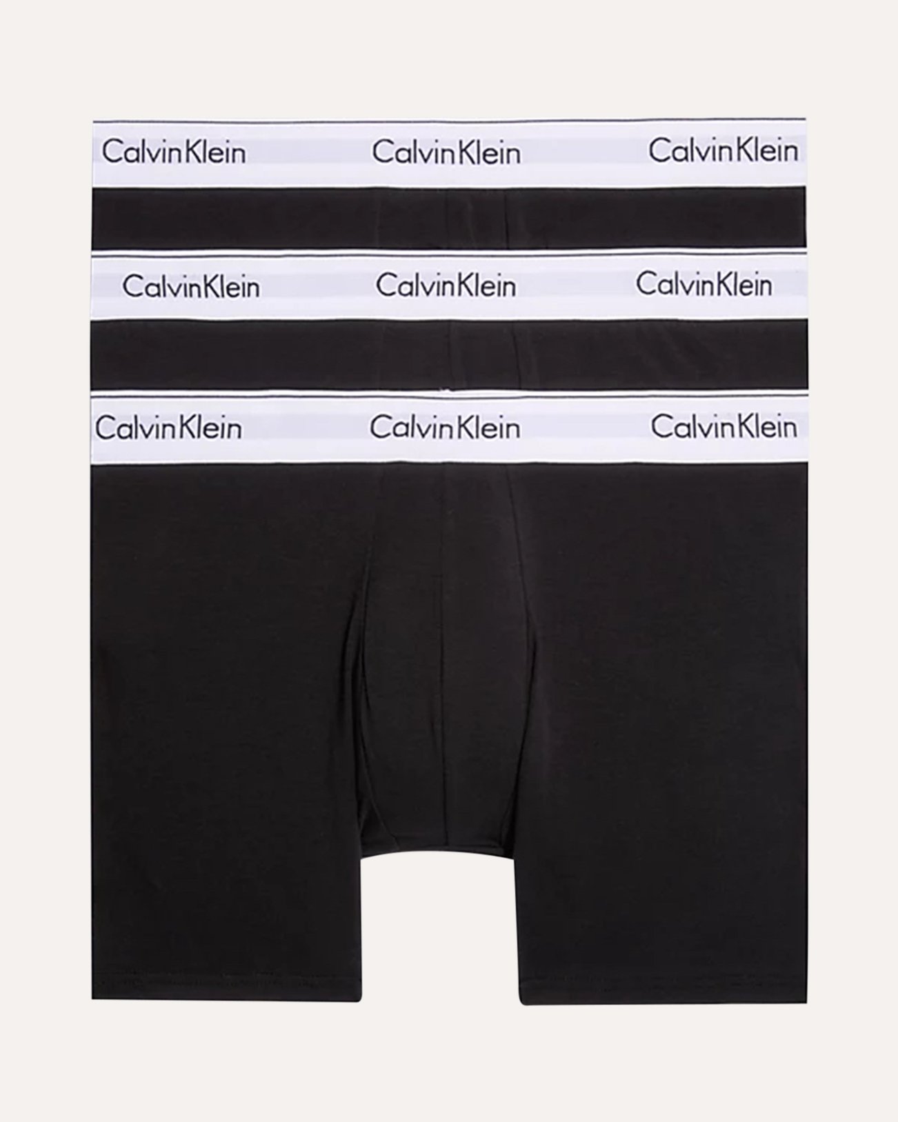 Calvin Klein Boxer Brief 3PK BLACK 1
