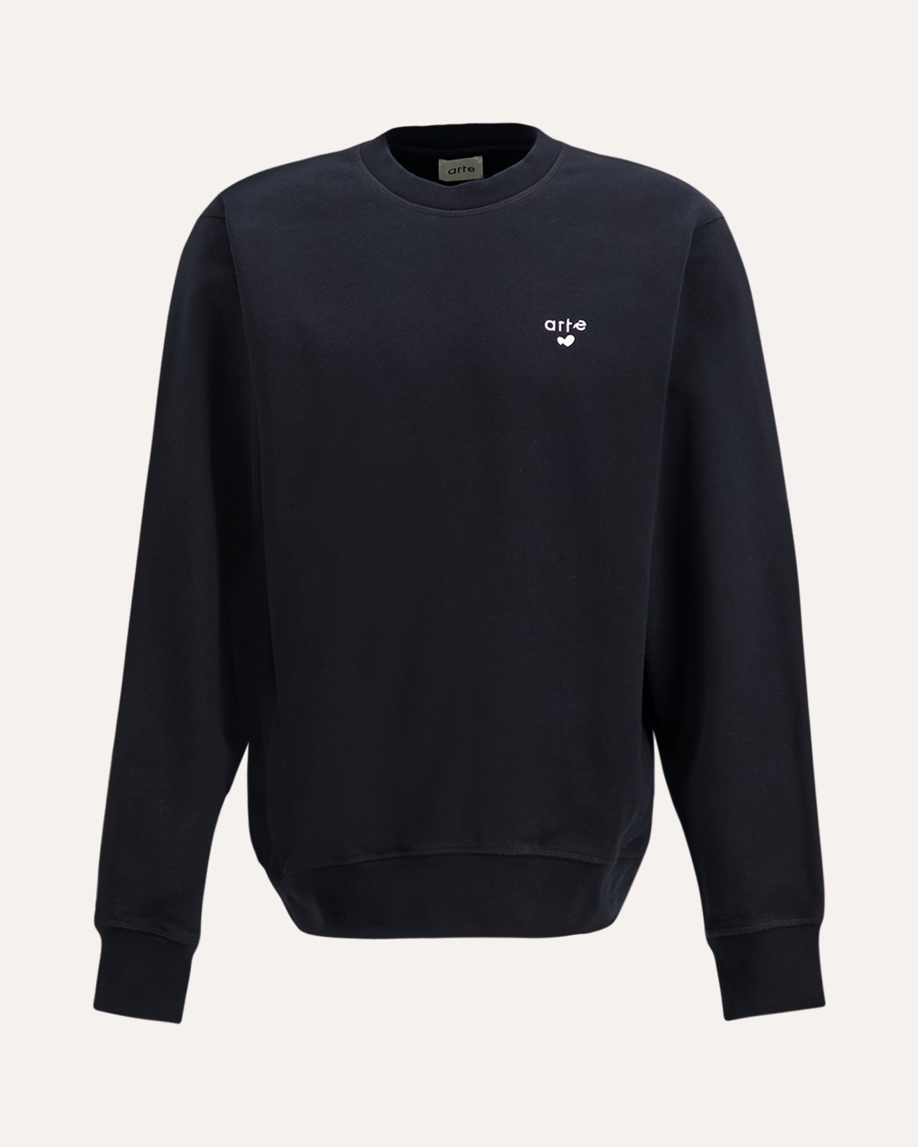 Arte Antwerp Heart Logo Crewneck ZWART 1