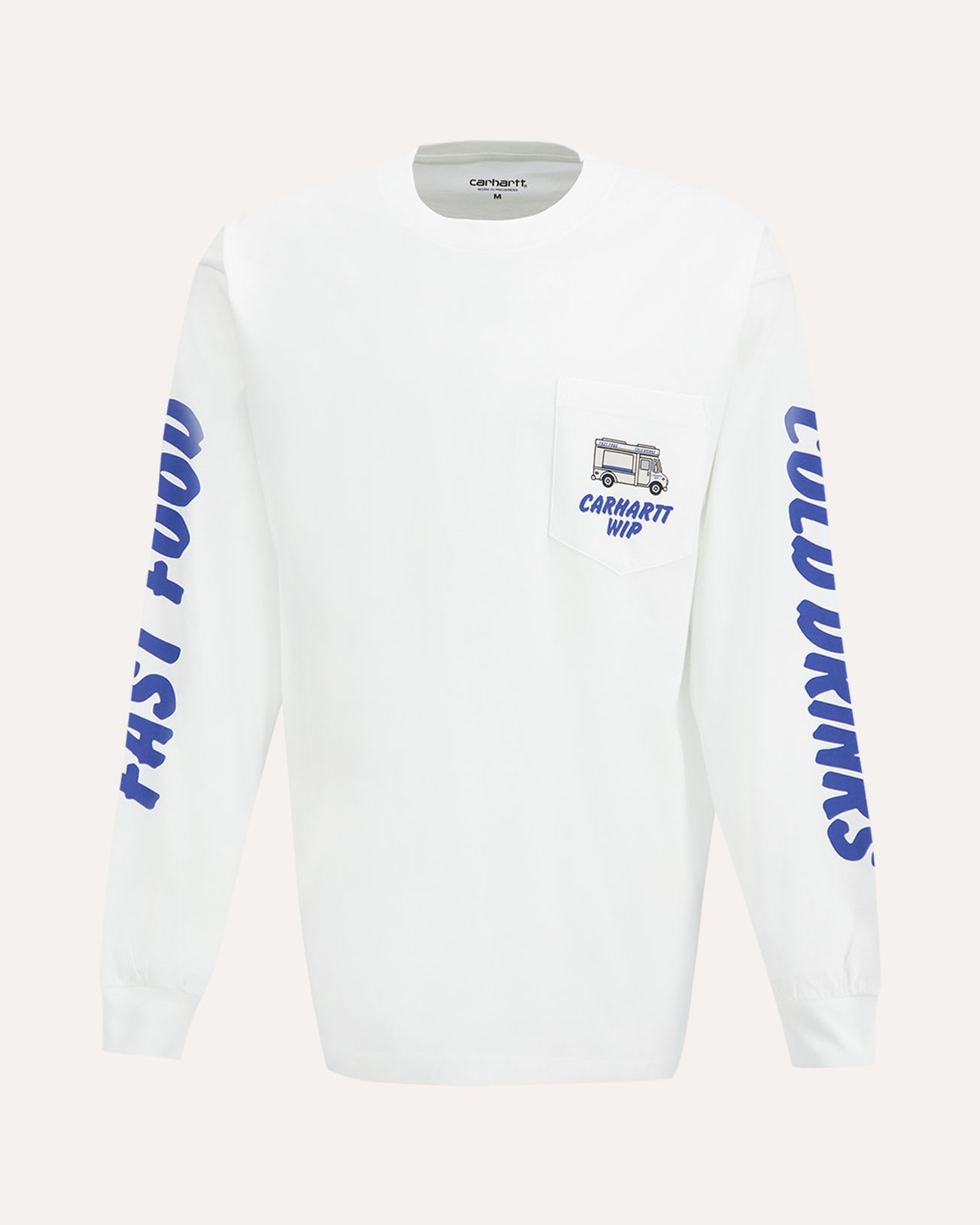 Carhartt L/S Cold Drinks T-Shirt WIT 1