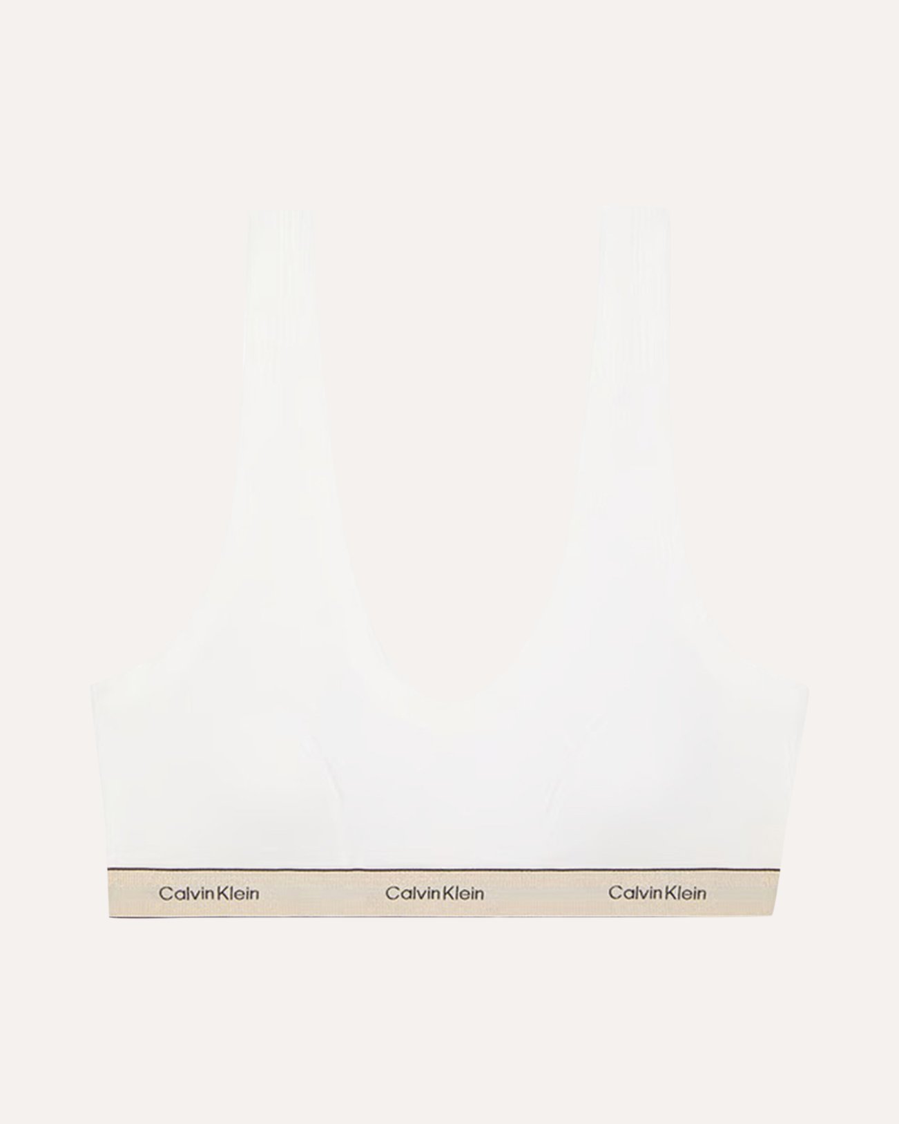 Calvin Klein Lightly Lined Traingle Bralette WIT 1