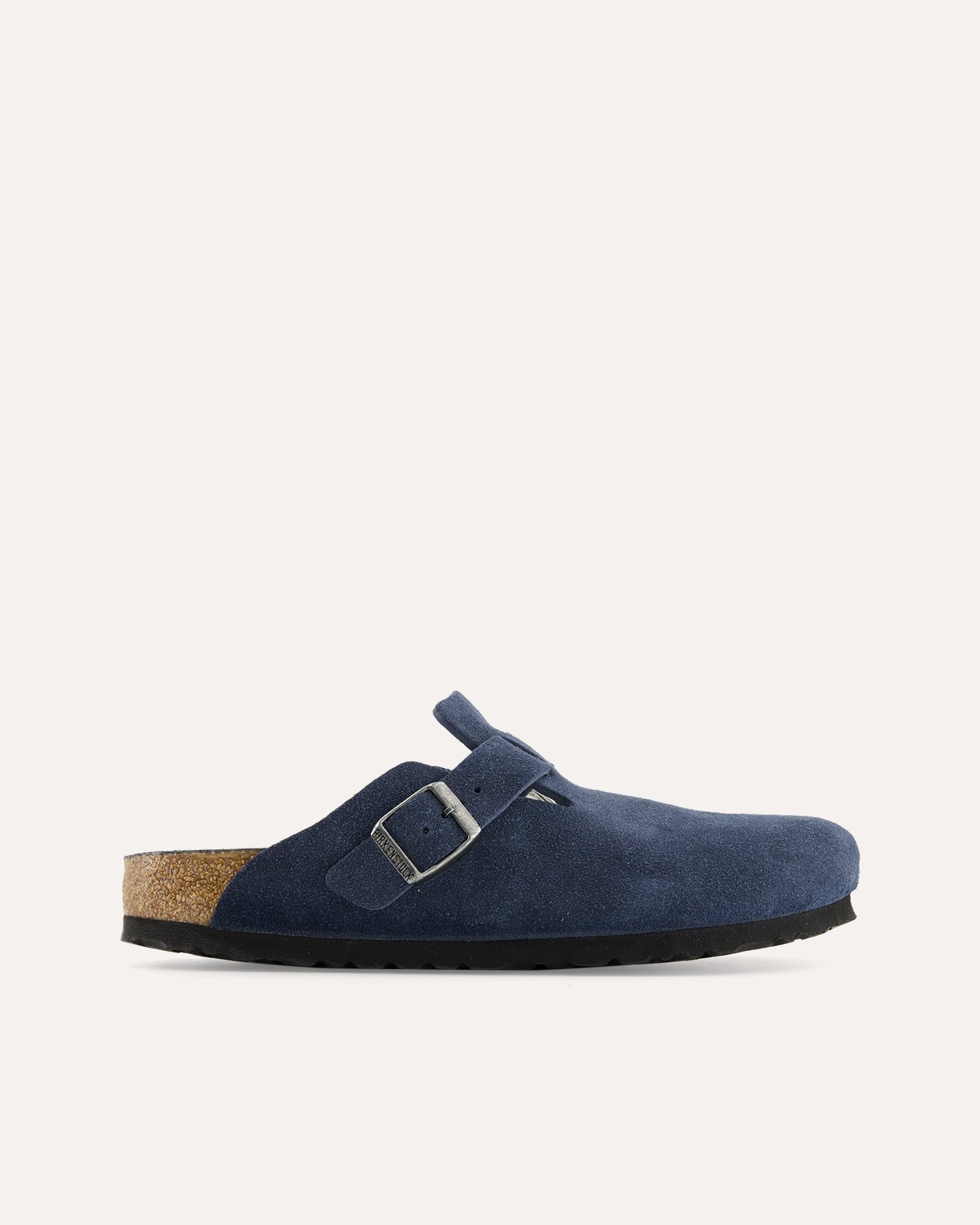 Birkenstock Boston Soft Footbed Suede Leather GRIJS 1
