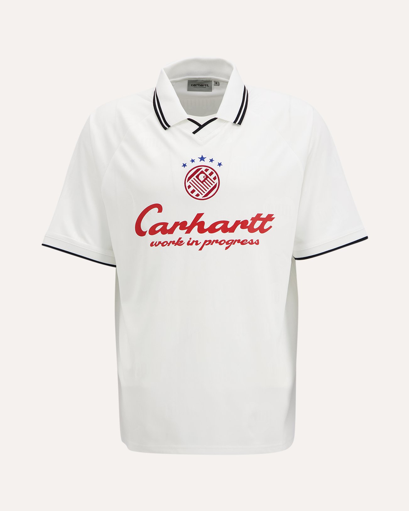 Carhartt S/S Terrace Football T Shirt WIT 1