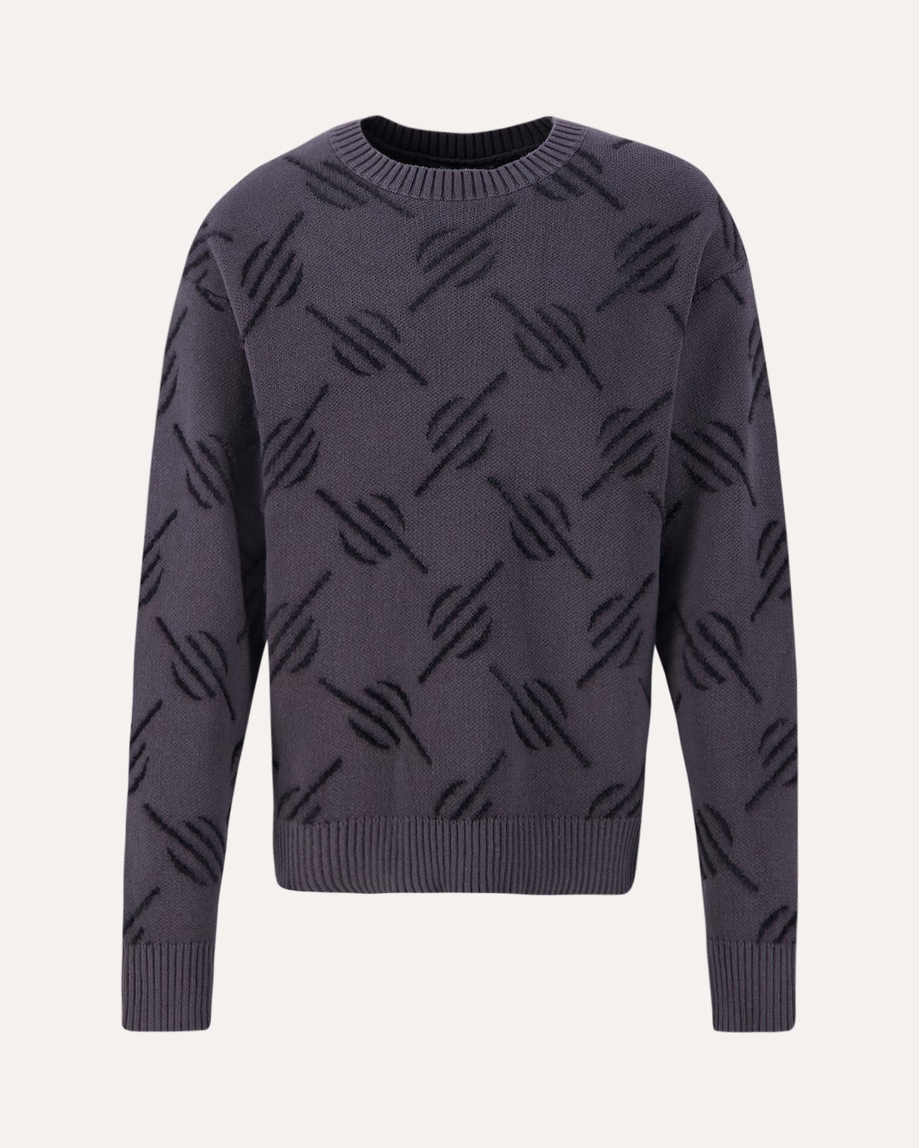 Daily Paper Tevin Monogram Knit Sweater ZWART 1