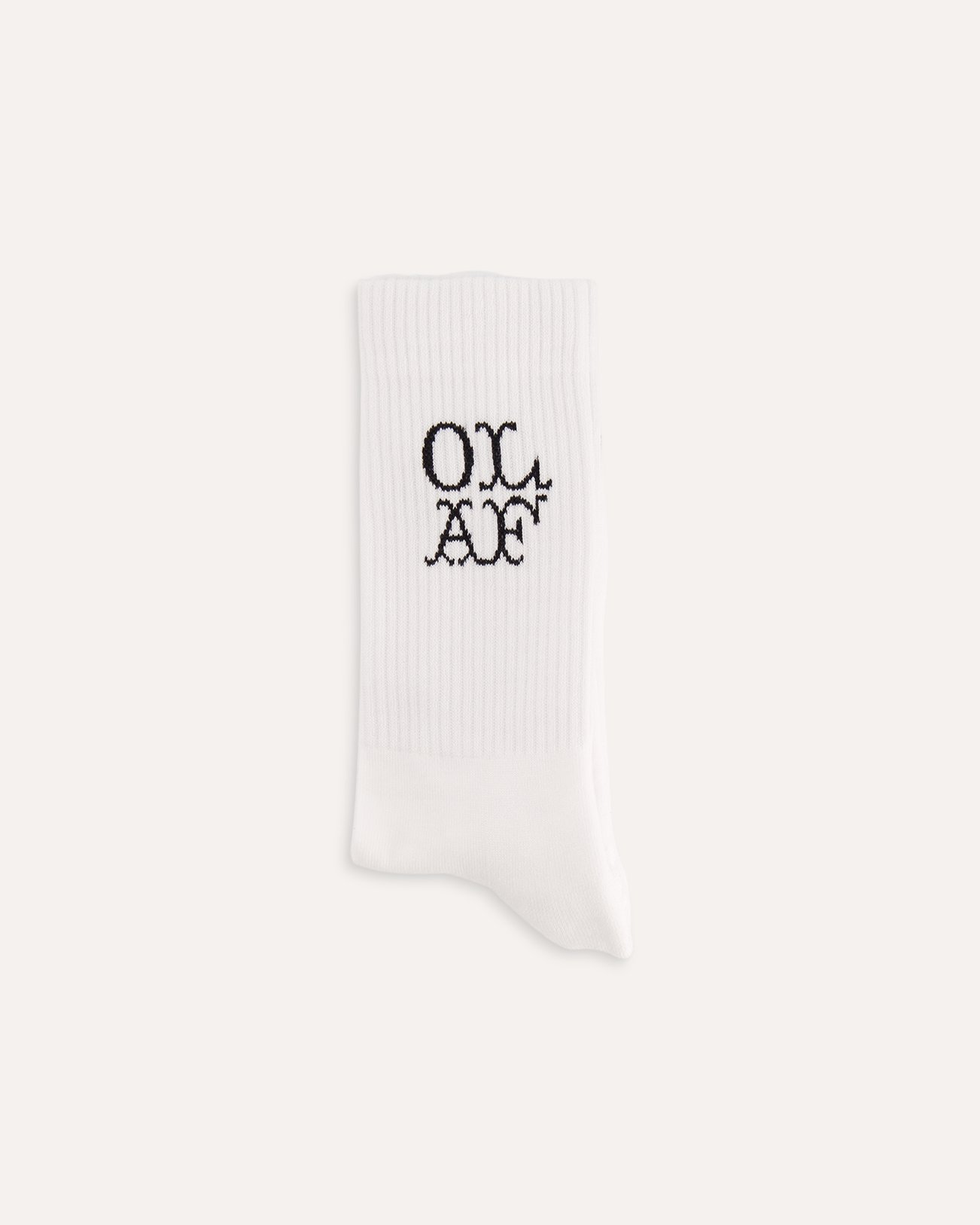 OLAF Western Logo Socks WIT 1
