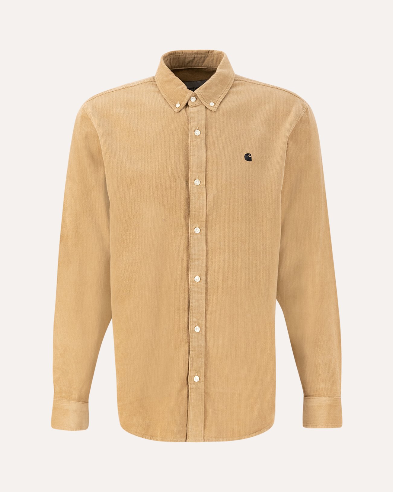 Carhartt WIP L/S Madison Fine Cord Shirt BEIGE 1