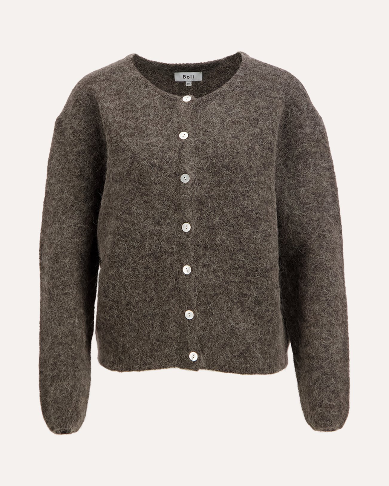 Boii Studios Flora Cardigan Knit BRUIN 1