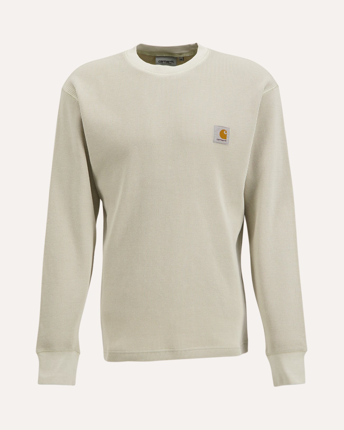 Carhartt L/S Vista Waffle T Shirt BEIGE 1
