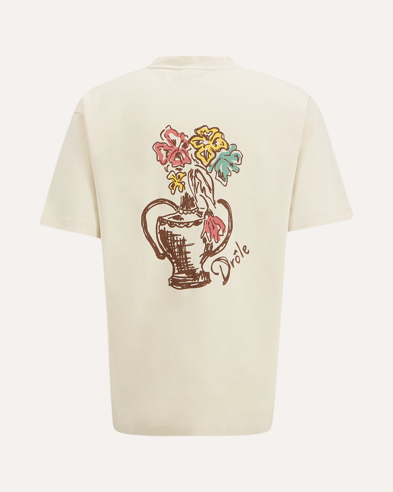 Drole de Monsieur T-Shirt Vase Havana BEIGE 1