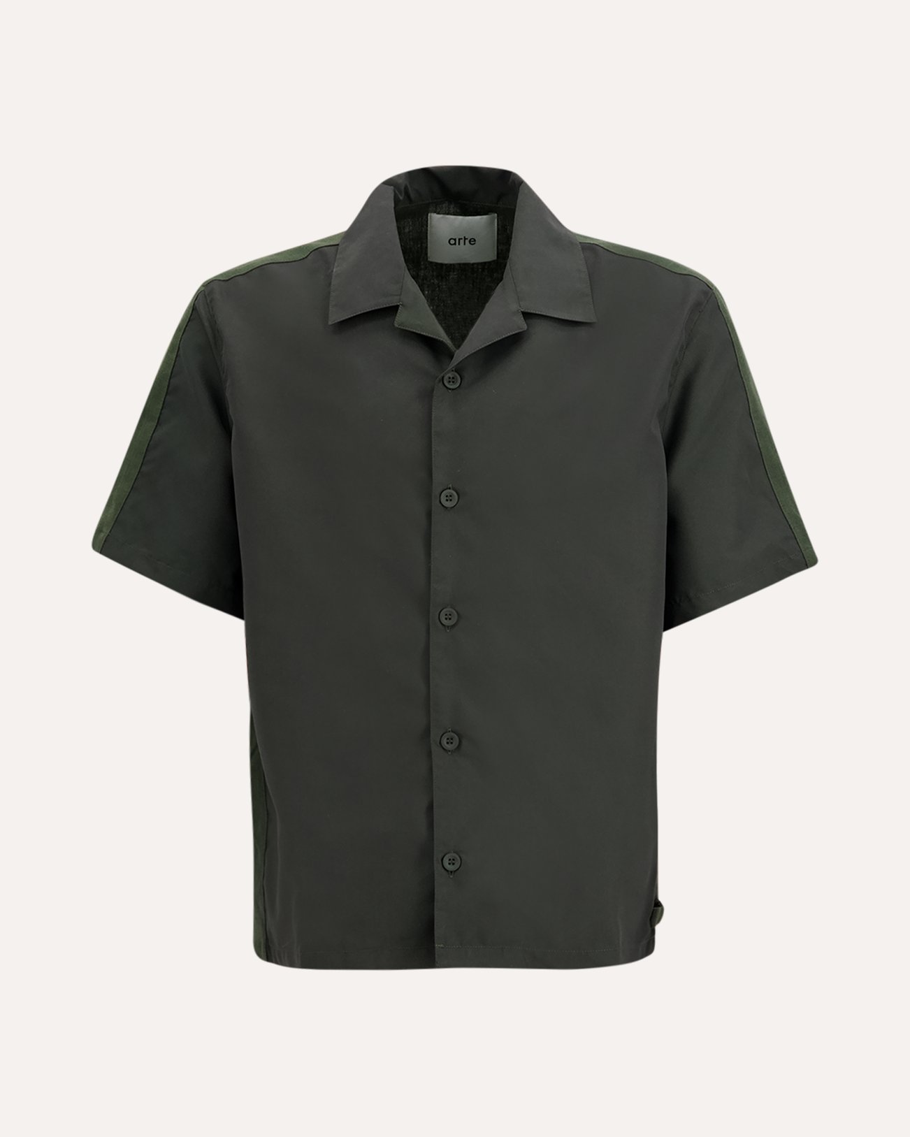 Arte Antwerp Nylon Linen Shirt GROEN 1