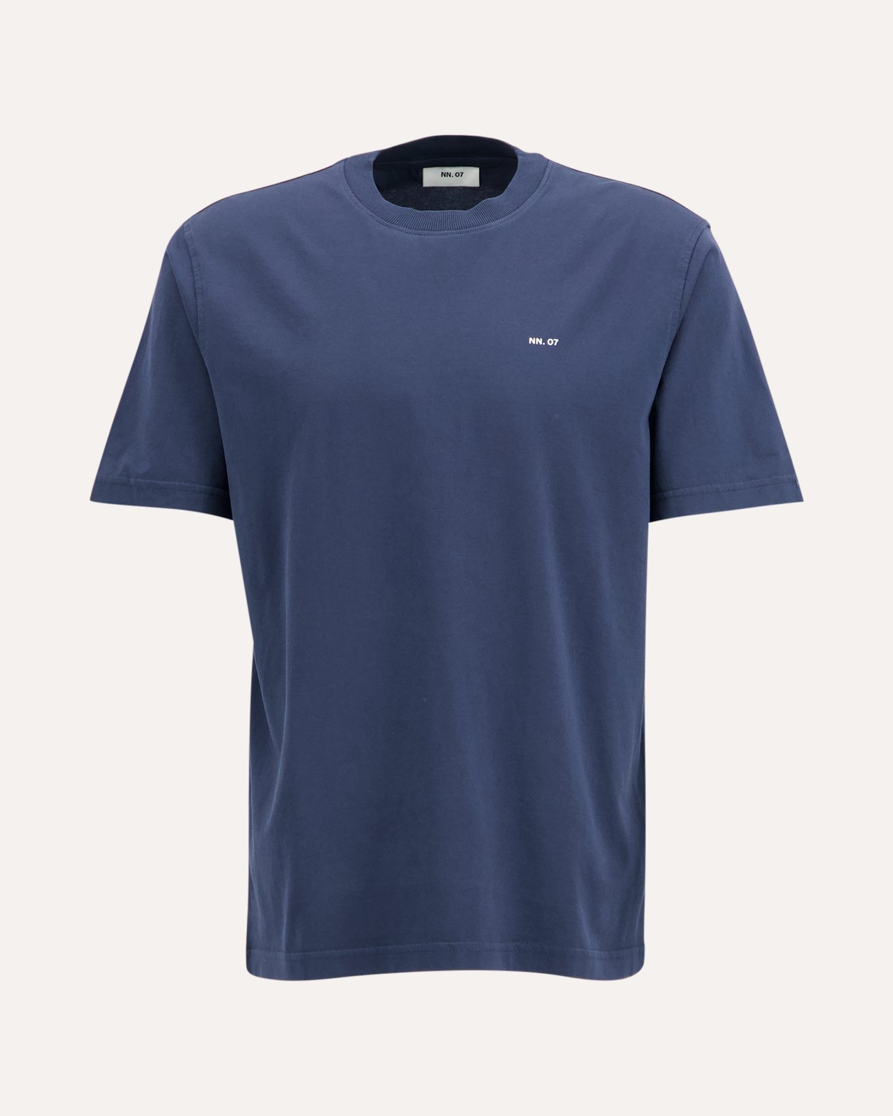 NN.07 Abel Ss Print 3631 DONKERBLAUW 1