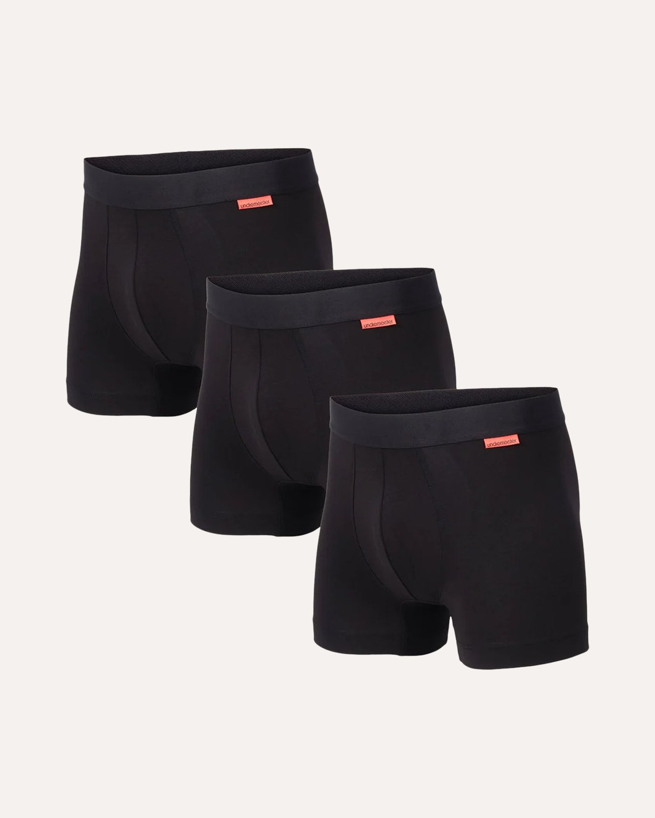 Undiemeister Boxershort 3-Pack Volcano Ash ZWART 1