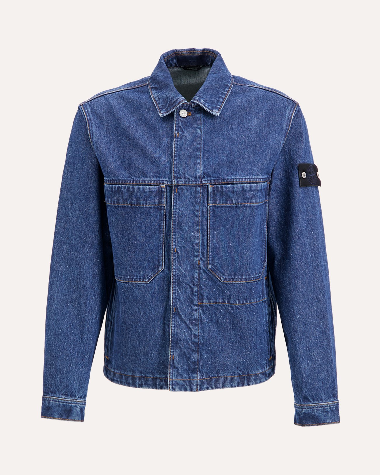 Stone Island 4100006 Biker Jas BLAUW 1