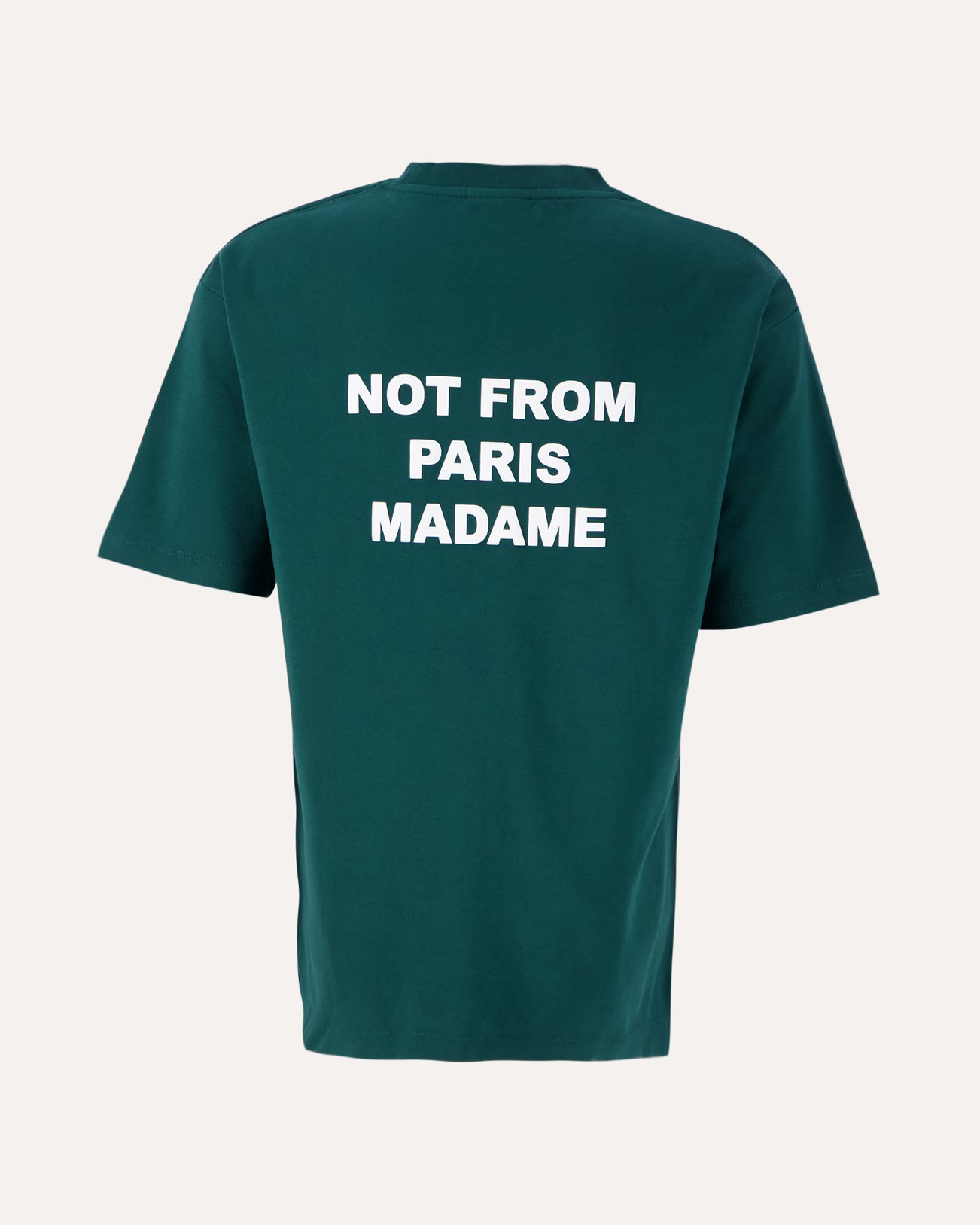 Drole de Monsieur Le T-Shirt Slogan GROEN 1