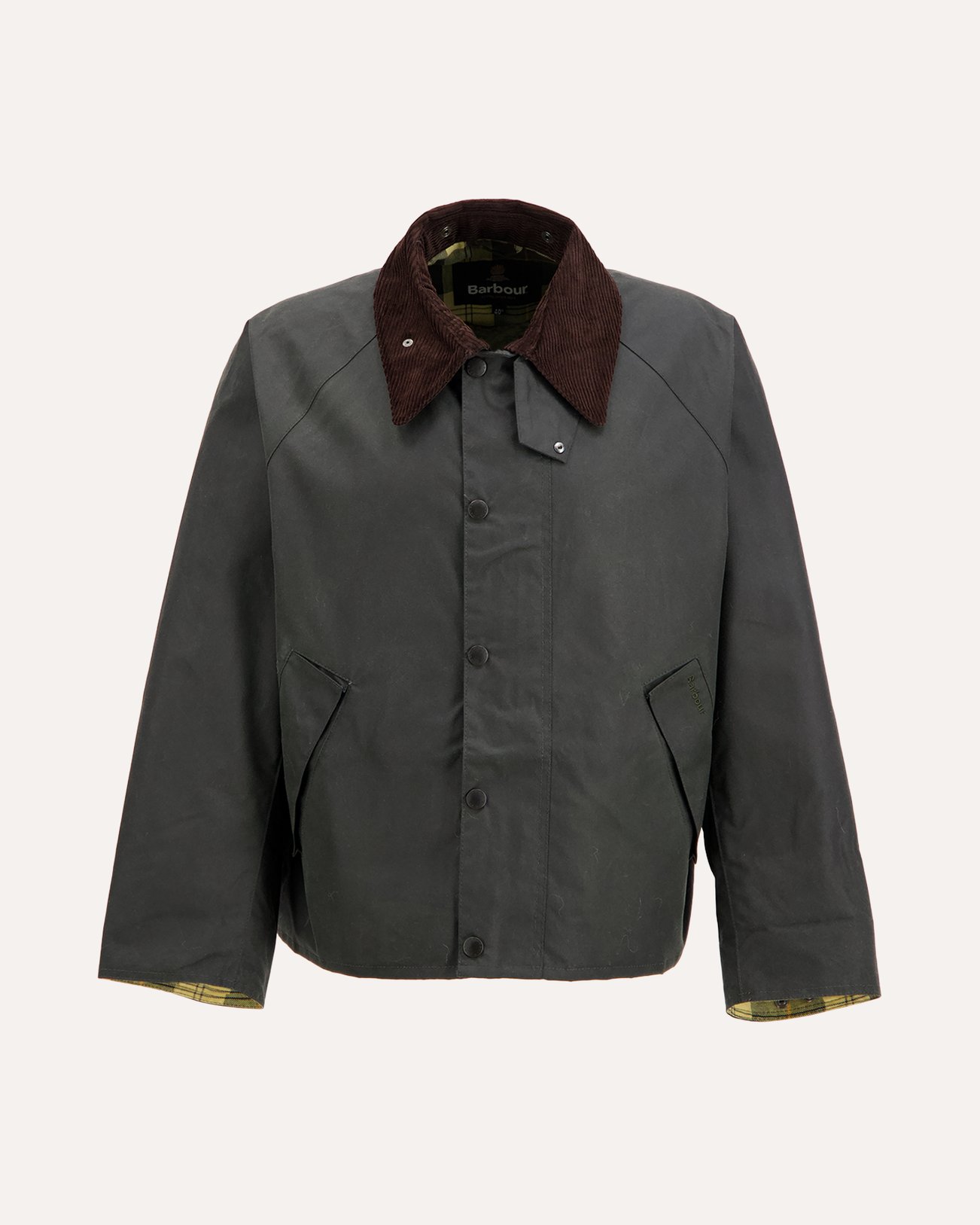 Barbour Barbour Modified Transport Wax Jacket DONKERGROEN 1