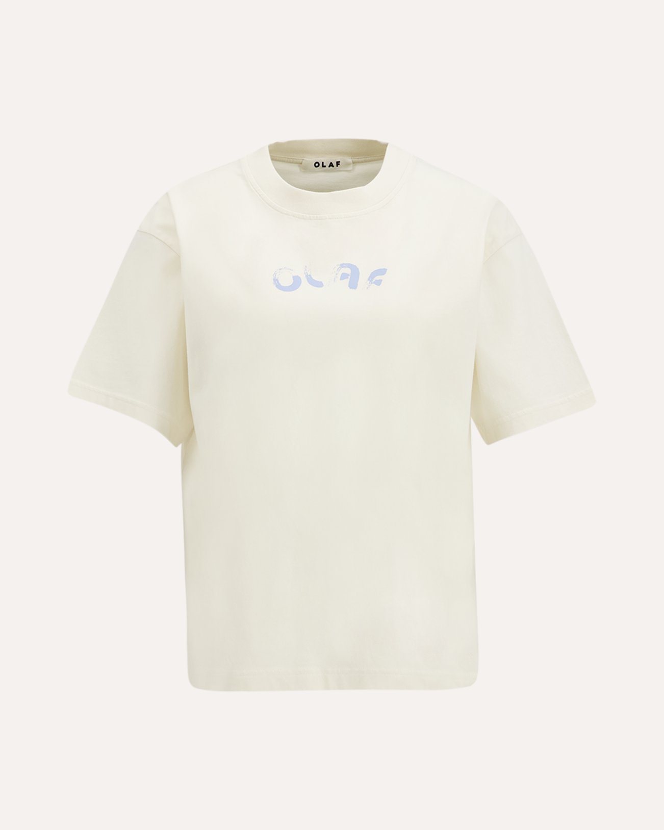 OLAF Brushstroke Olaf Regular Tee BEIGE 1