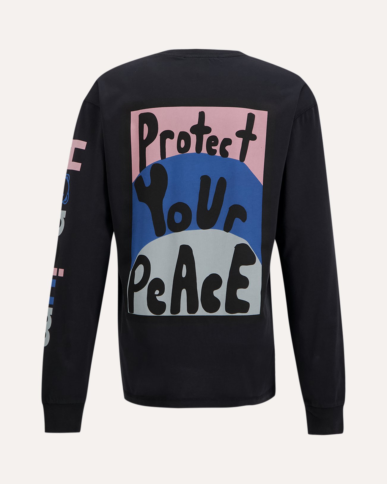 Hopeium Protect Your Peace Tee L/S ZWART 1