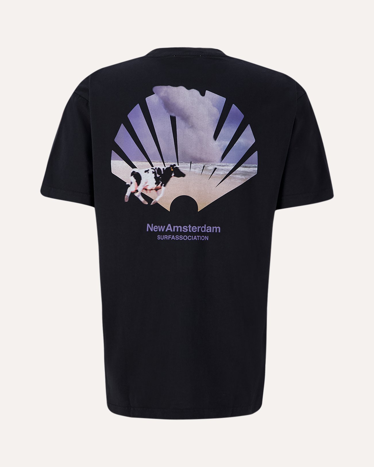 New Amsterdam Surf Association Oyster Tee Black ZWART 1