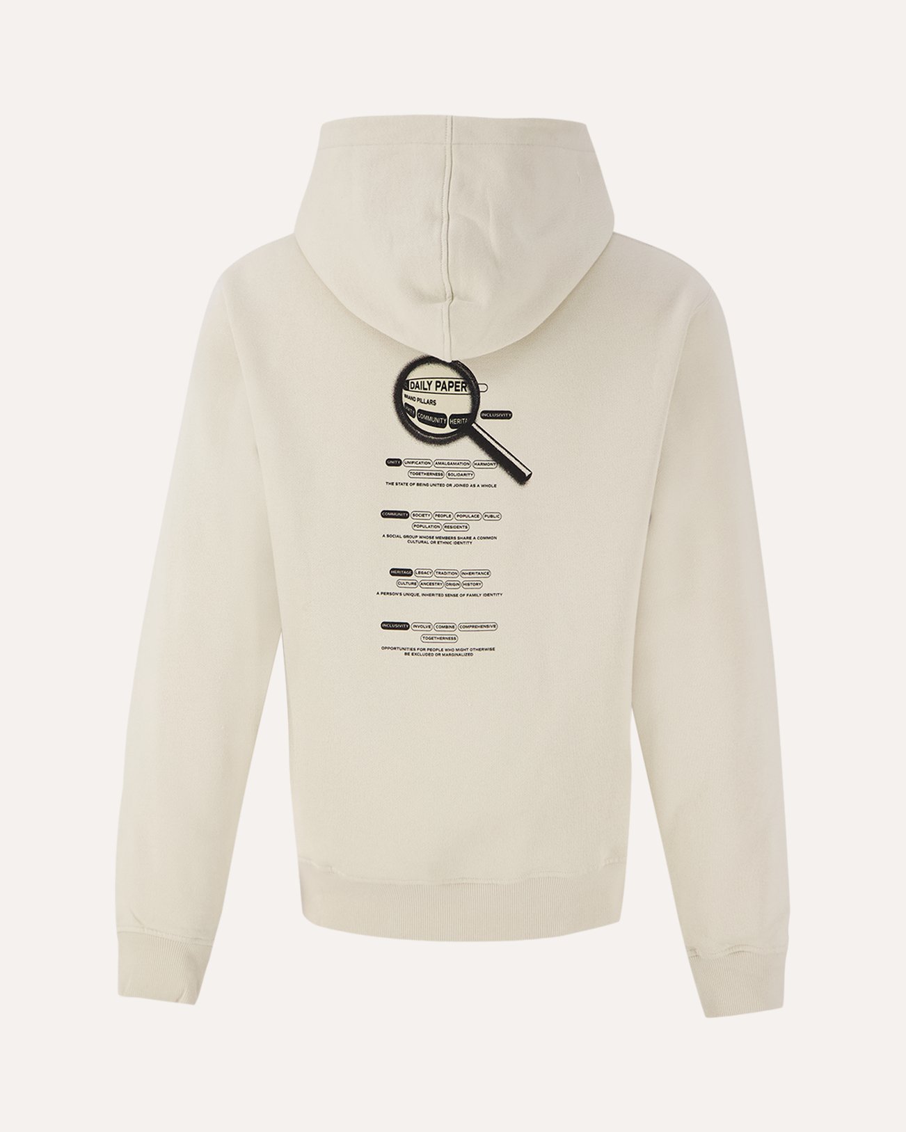 Daily Paper Search Hoodie BEIGE 1