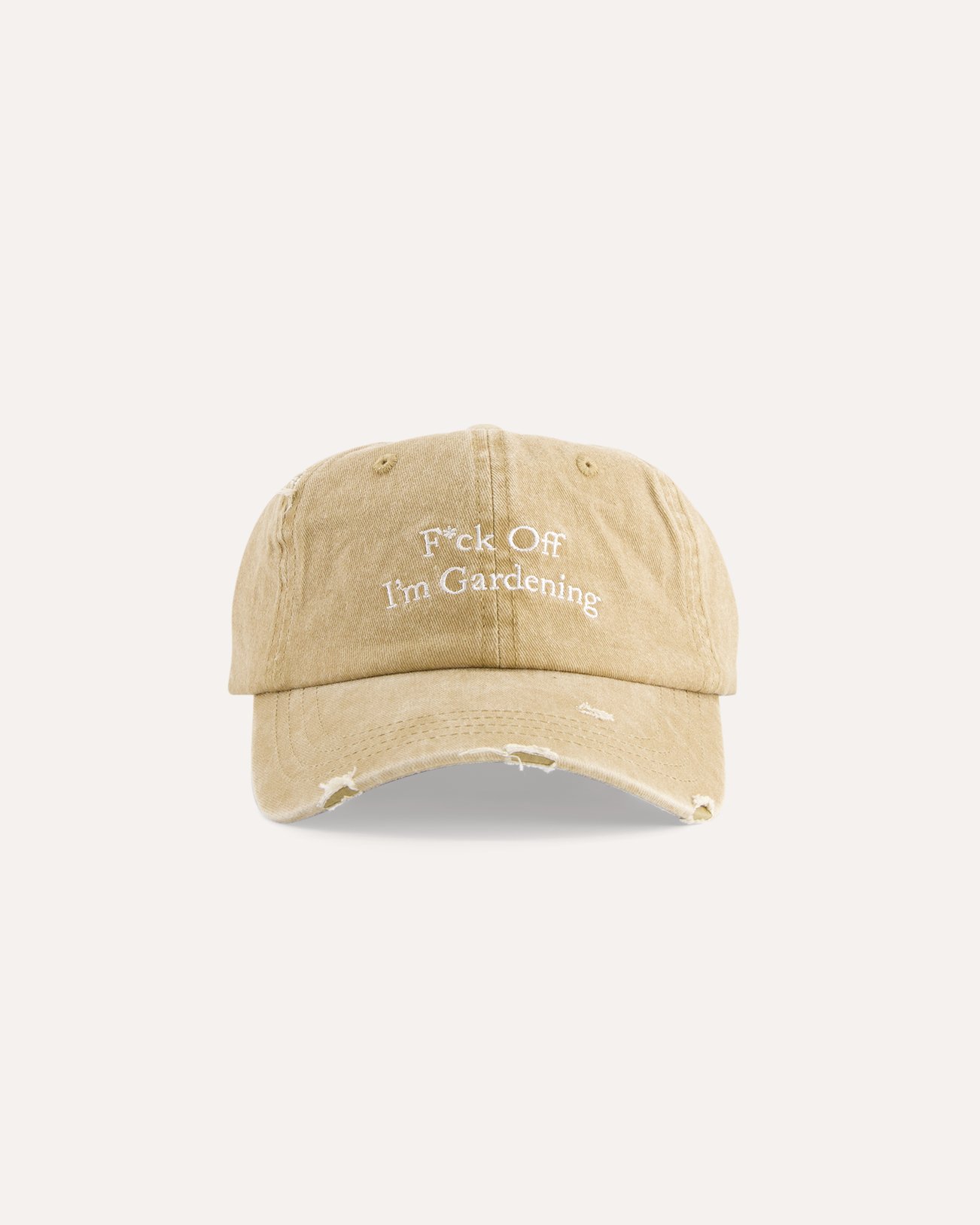 Brams Fruit F*ck Off Im Gardening Cap Distressed BRUIN 1
