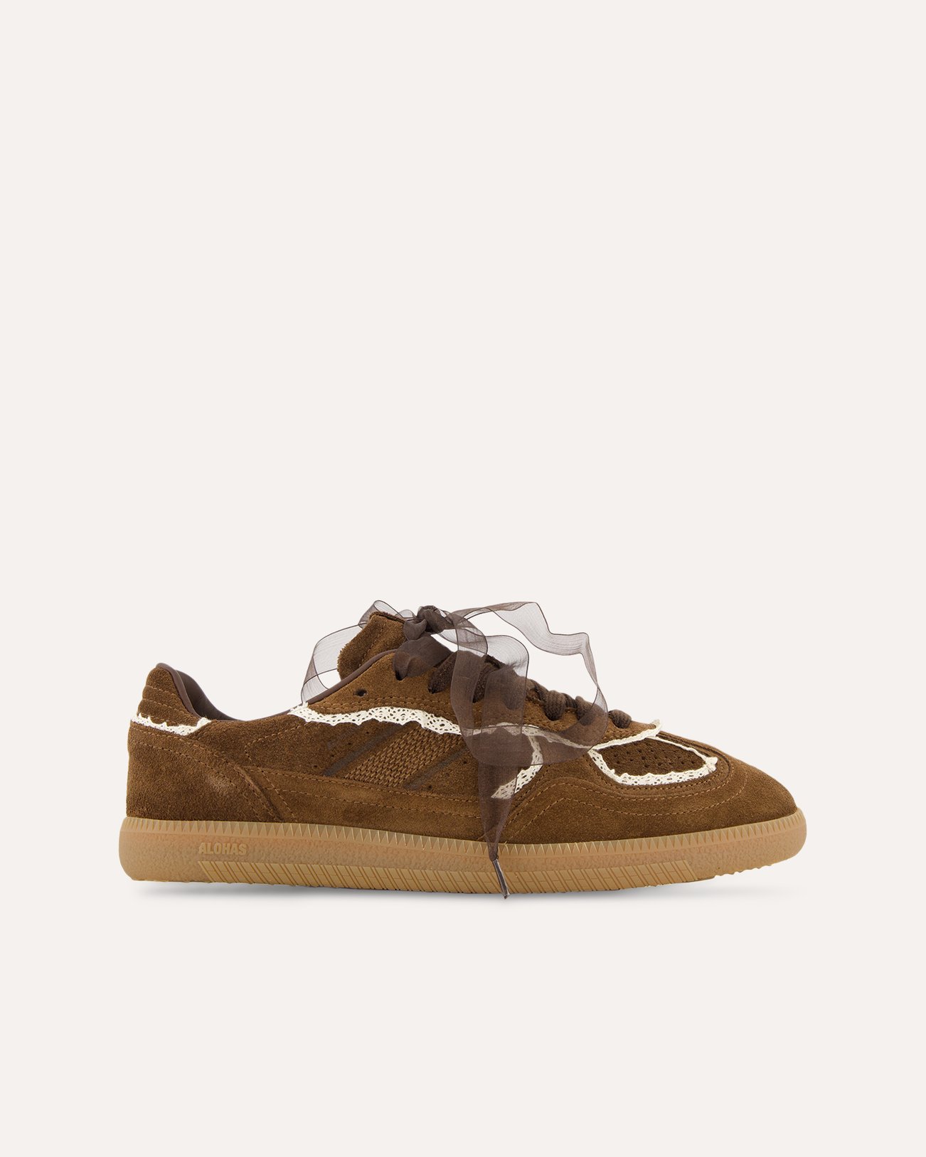 Alohas Tb.490 Crochet Chocolate Leather Sneakers BRUIN 1