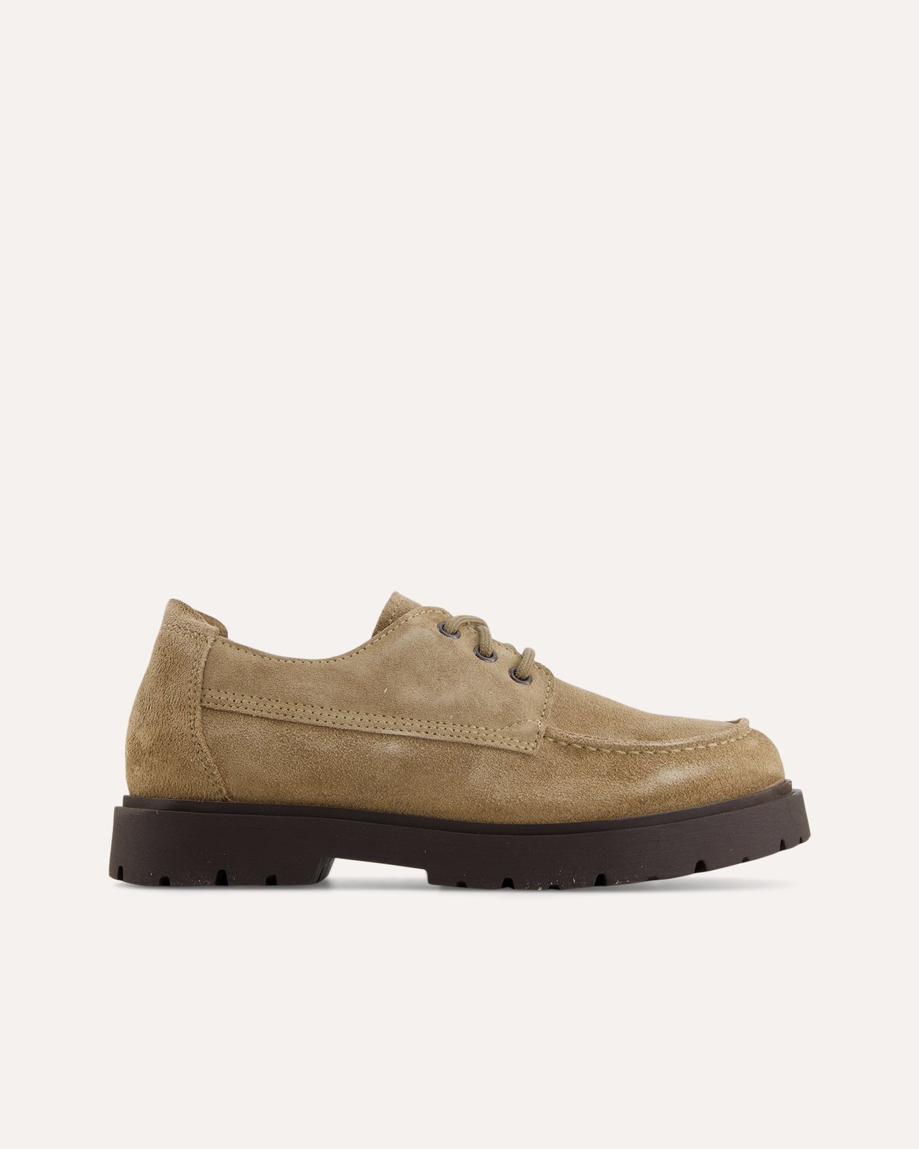 Birkenstock Highwood Moc Lace Low Suede Leather Narrow LICHTBRUIN 1