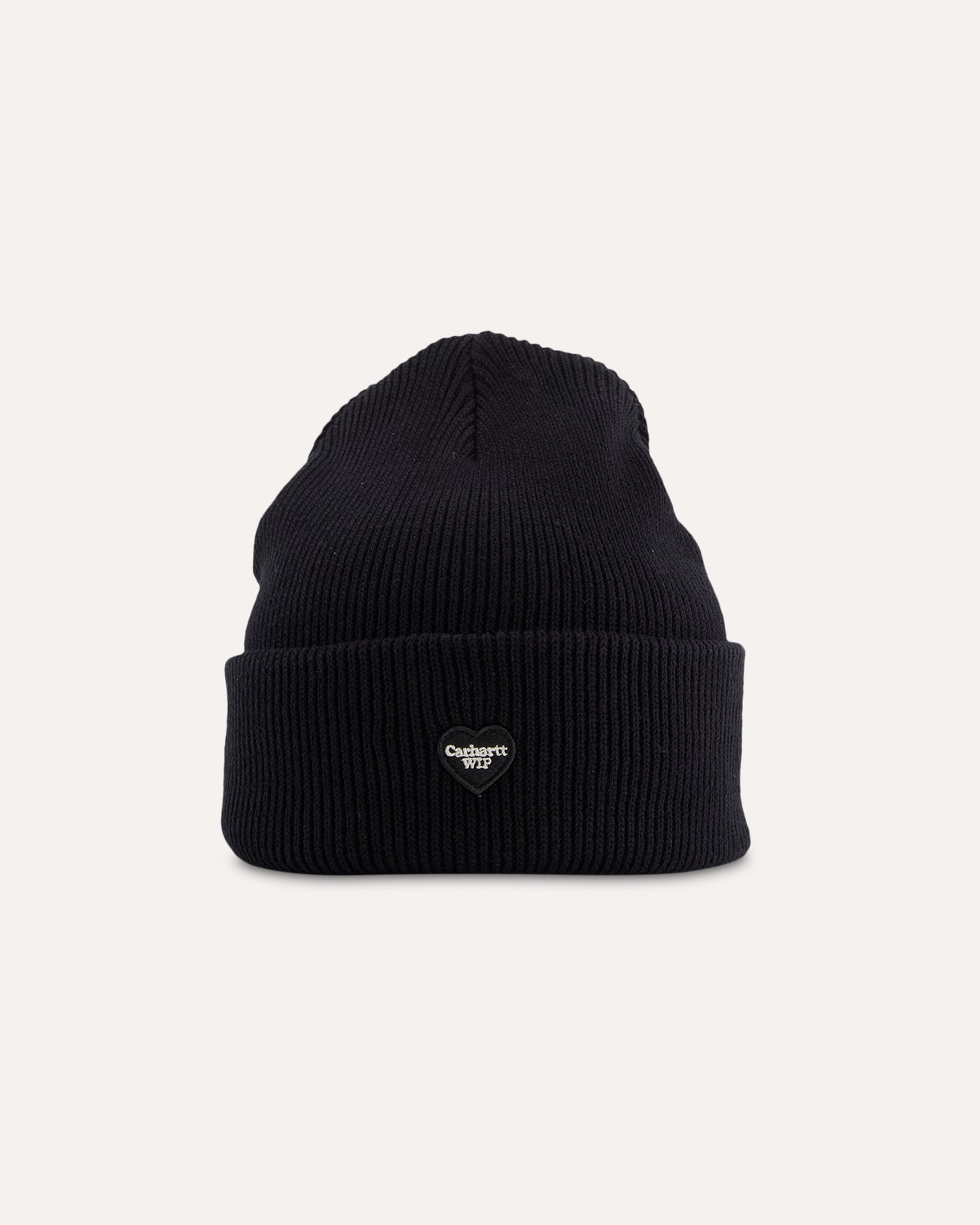 Carhartt Small Heart Beanie ZWART 1