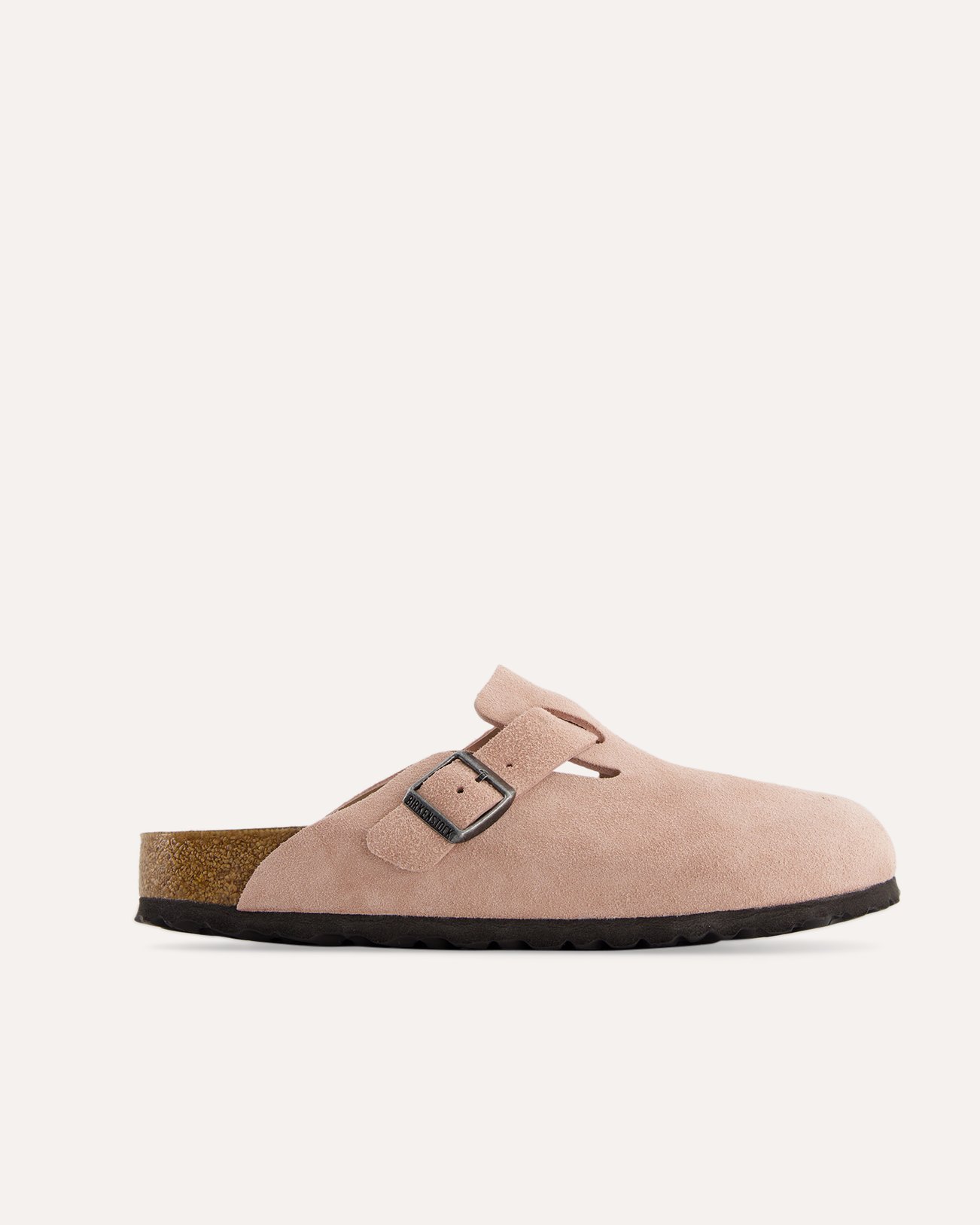 Birkenstock Boston Suede Leather Narrow ROSE 1