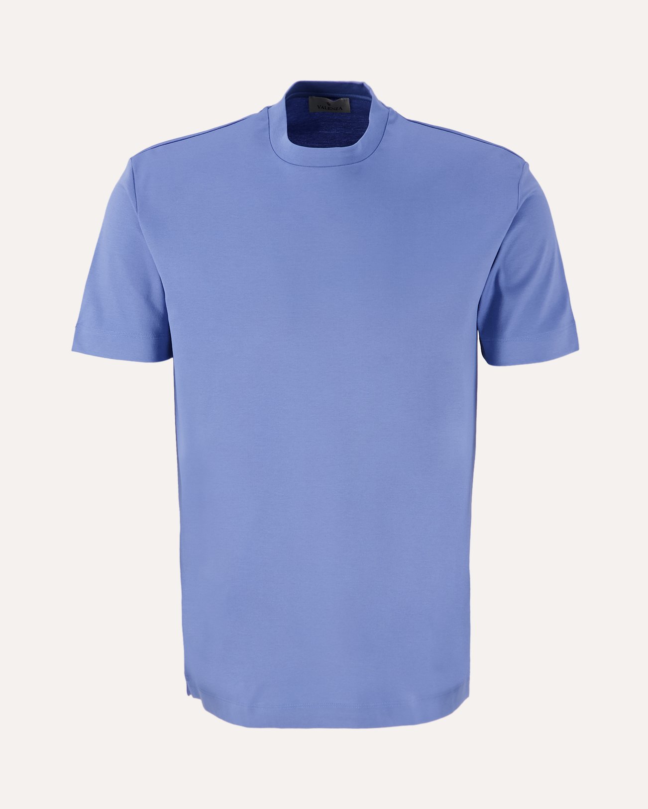 Valenza Interlock Supima T-Shirt BLAUW 1