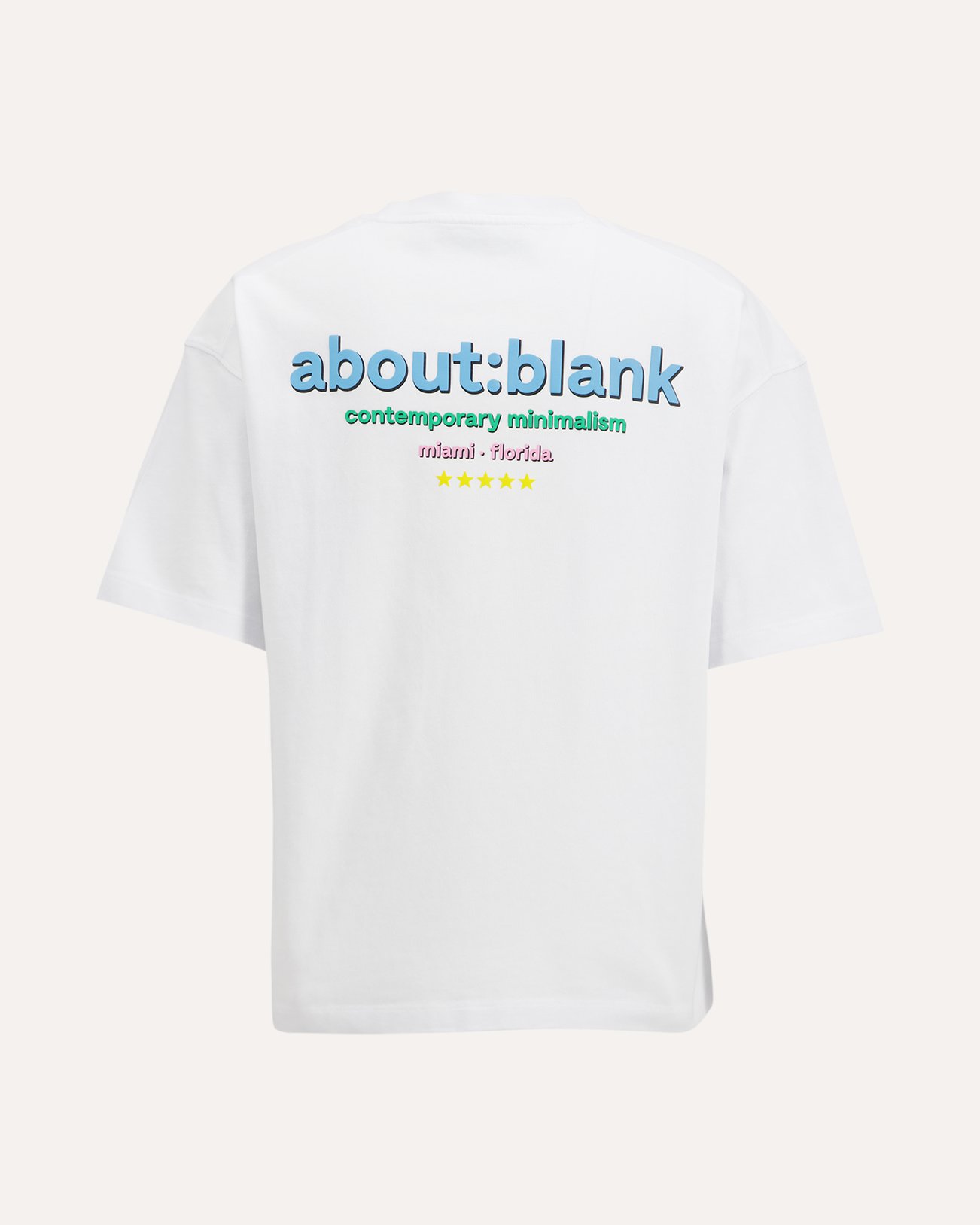 about:blank Vercetti T Shirt WIT 1