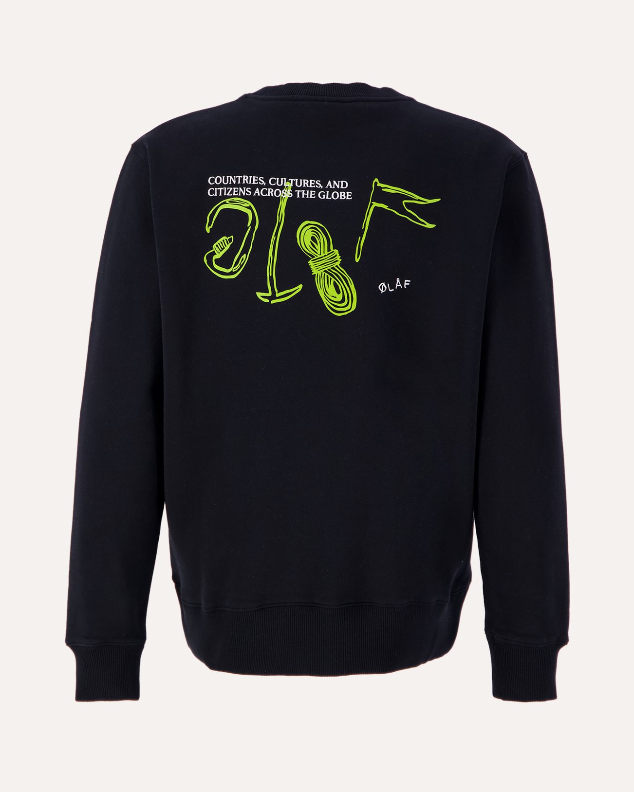 OLAF Gadget Crewneck ZWART 1