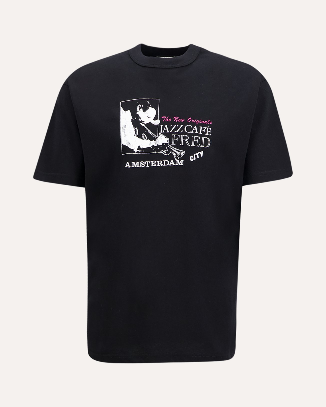 The New Originals Jazz Cafe Tee ZWART 1