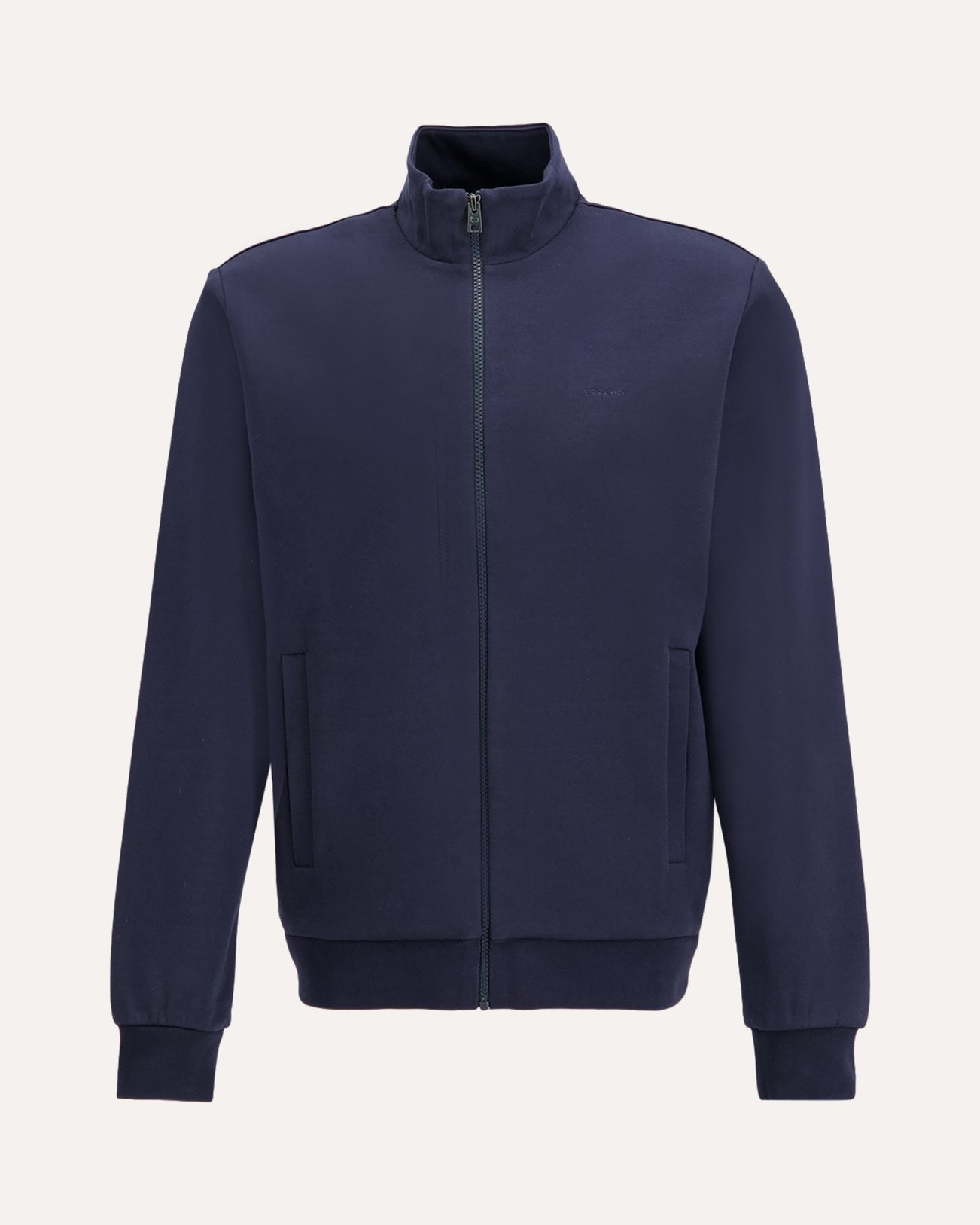 Woolrich Logo Interlock Track BLAUW 1