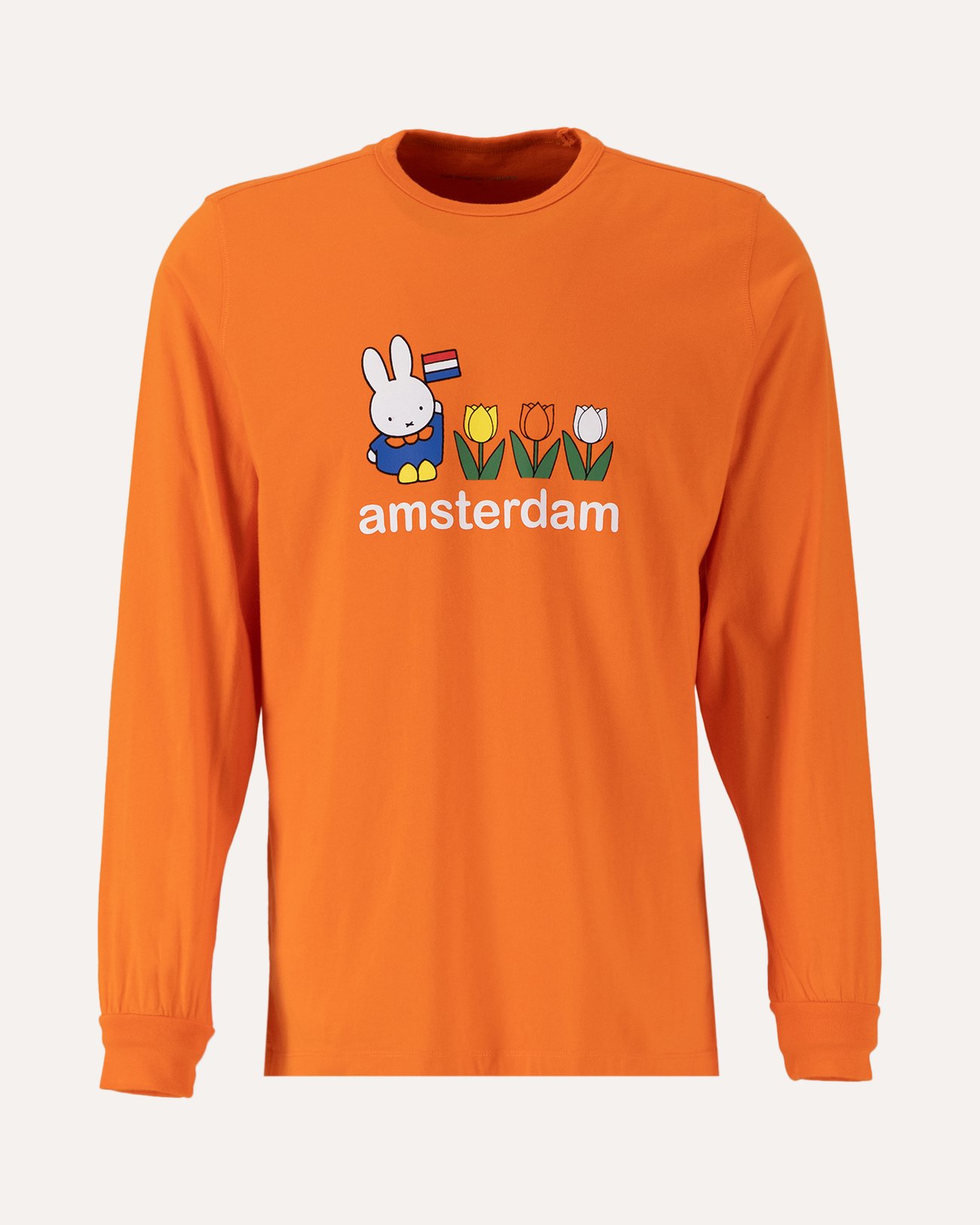 POP Trading Company Miffy Amsterdam Longsleeve T-Shirt ROOD 1