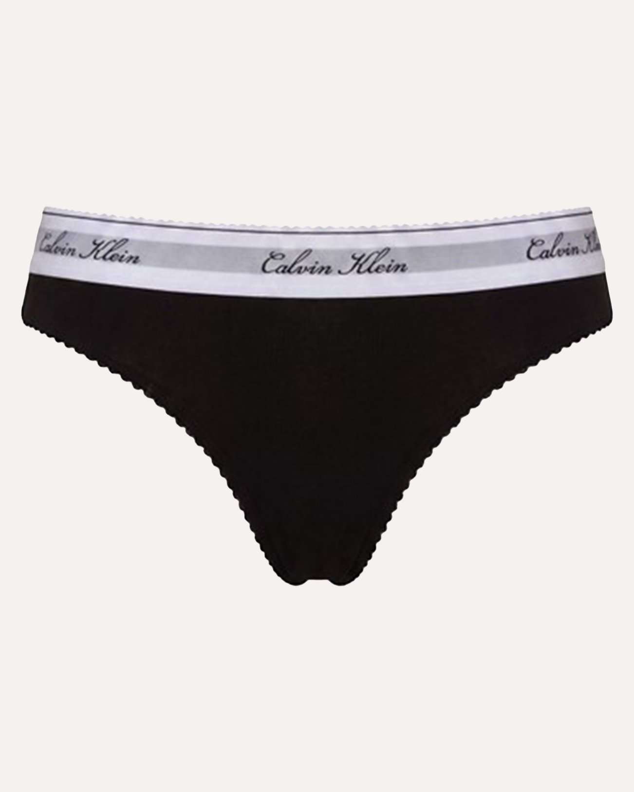 Calvin Klein Thong ZWART 1