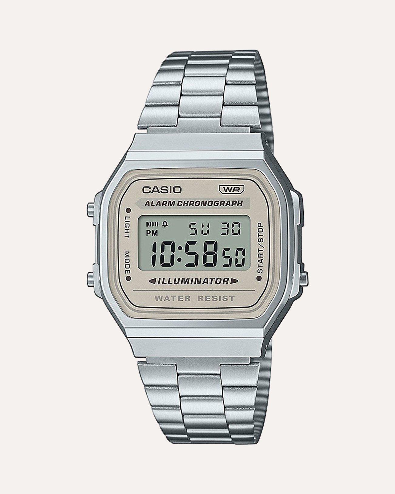 Casio A168WA-8AYES ZILVER 1