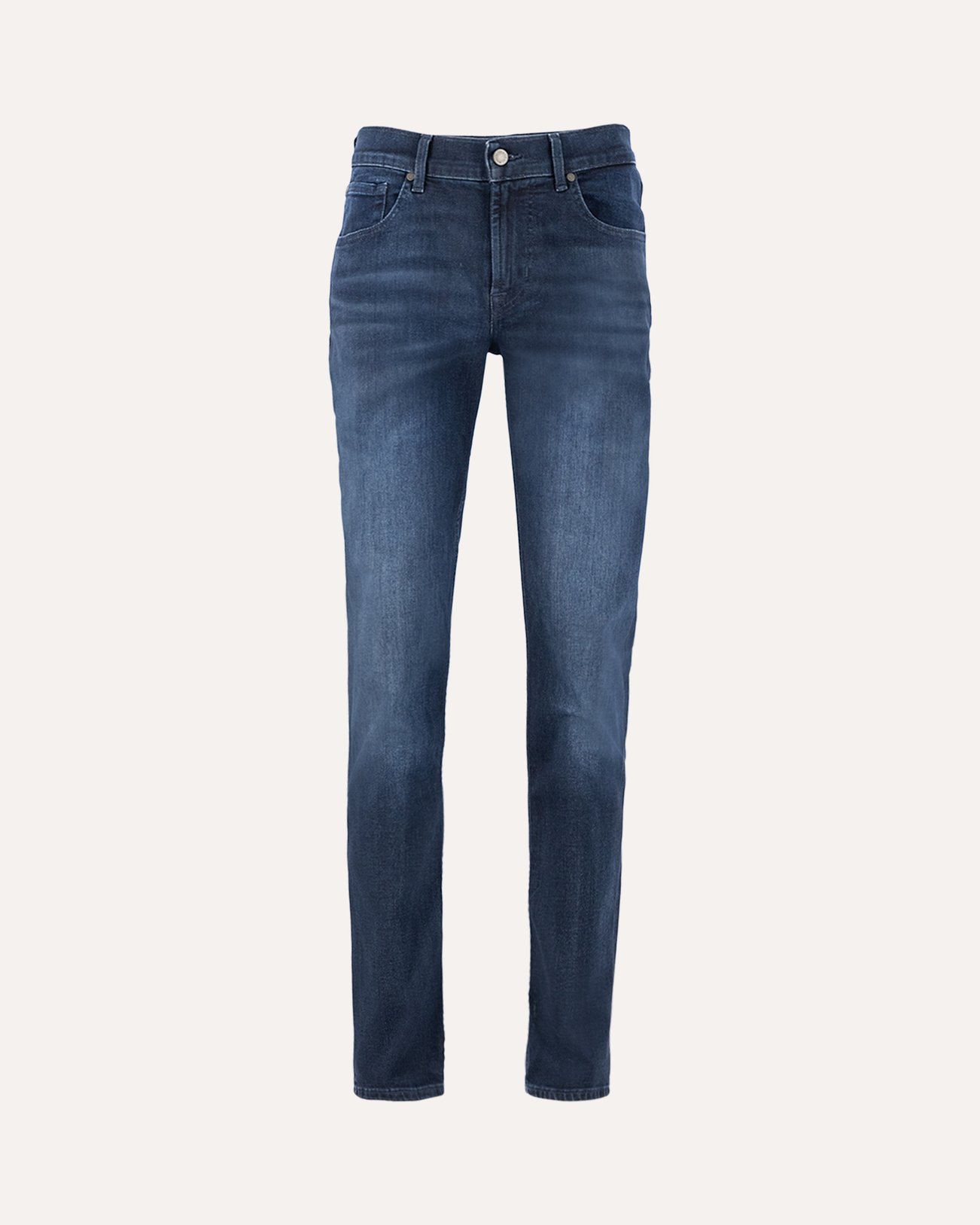 7 for all mankind Slimmy Tapered Luxe Performance Eco DONKERBLAUW 1