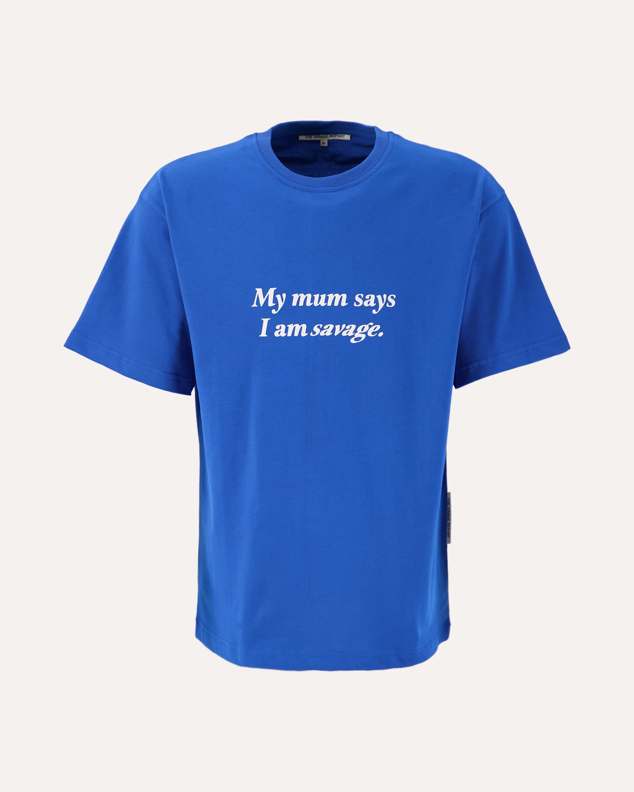 The Savage Report Mum'S T-Shirt BLAUW 1