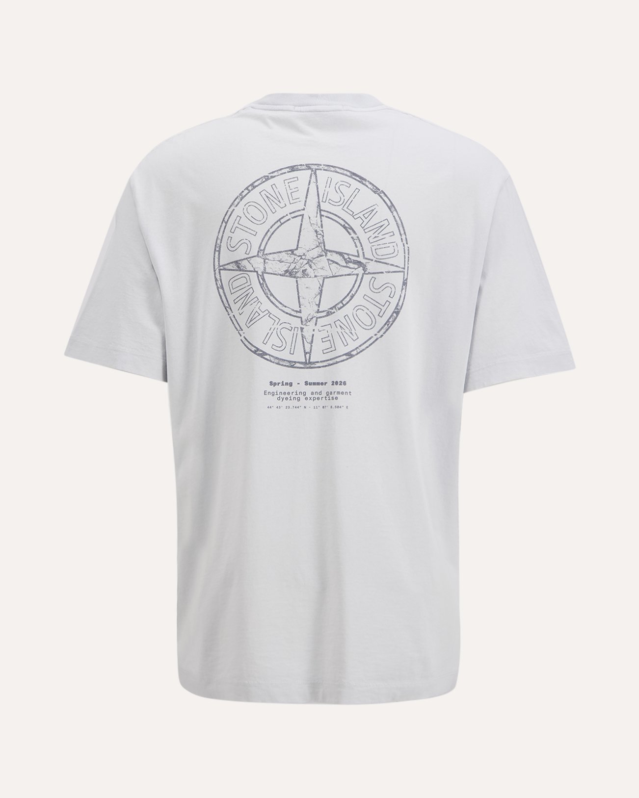Stone Island S0285 Print T-Shirt LICHTBLAUW 1