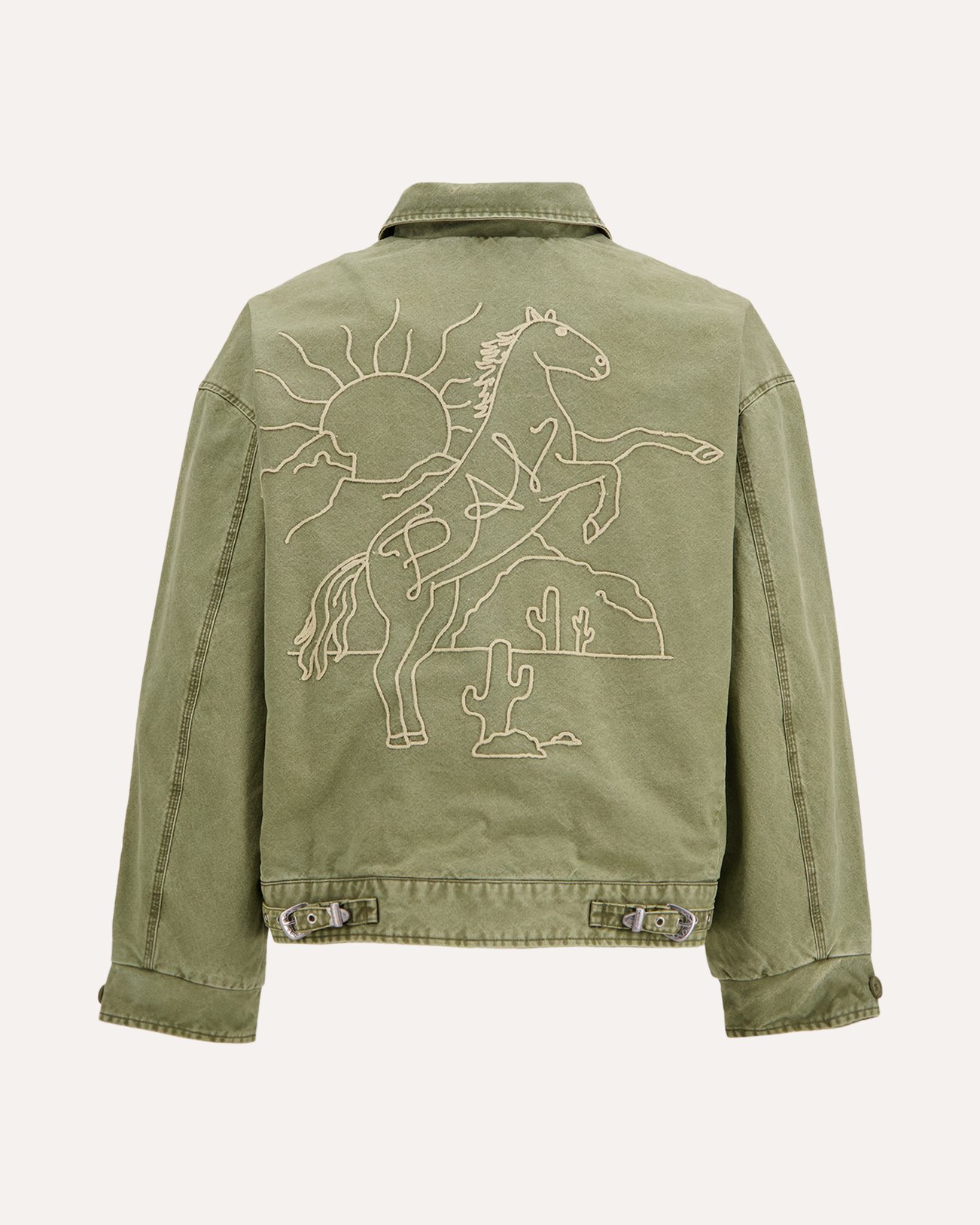 PAL Sporting Goods Gallop Jacket Washed Sage GROEN 1