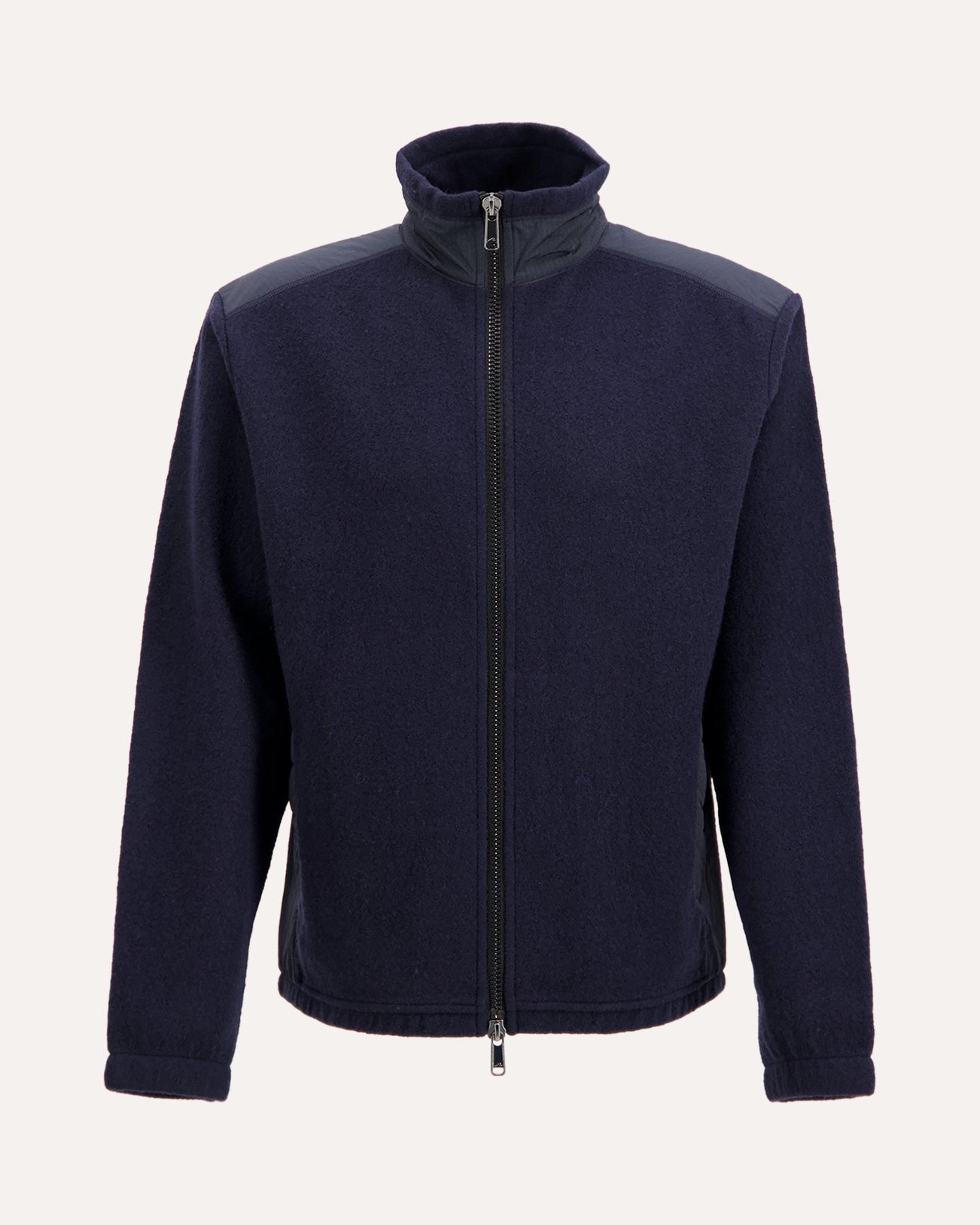 Cesar Equipment Cesano Boiled Wool Jacket DONKERBLAUW 1