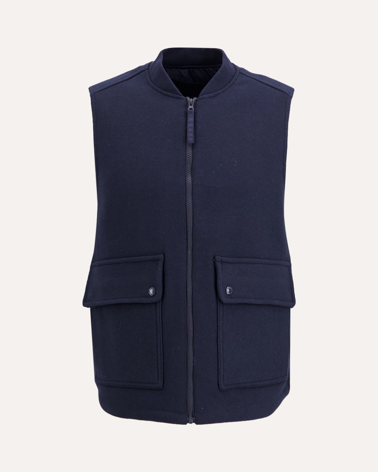 Butcher of Blue Dash Wool Vest BLAUW 1